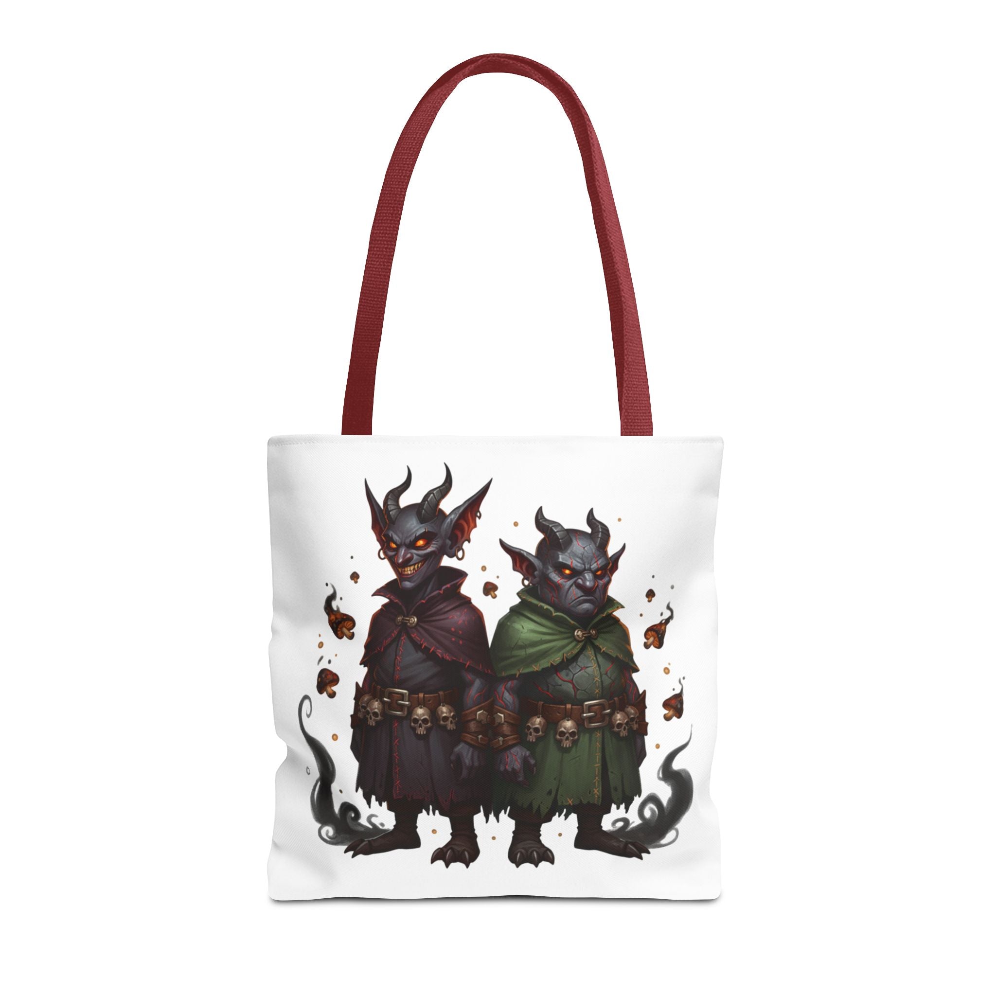 Tote Bag — Cute Dark Demon Duo Illustration Tote