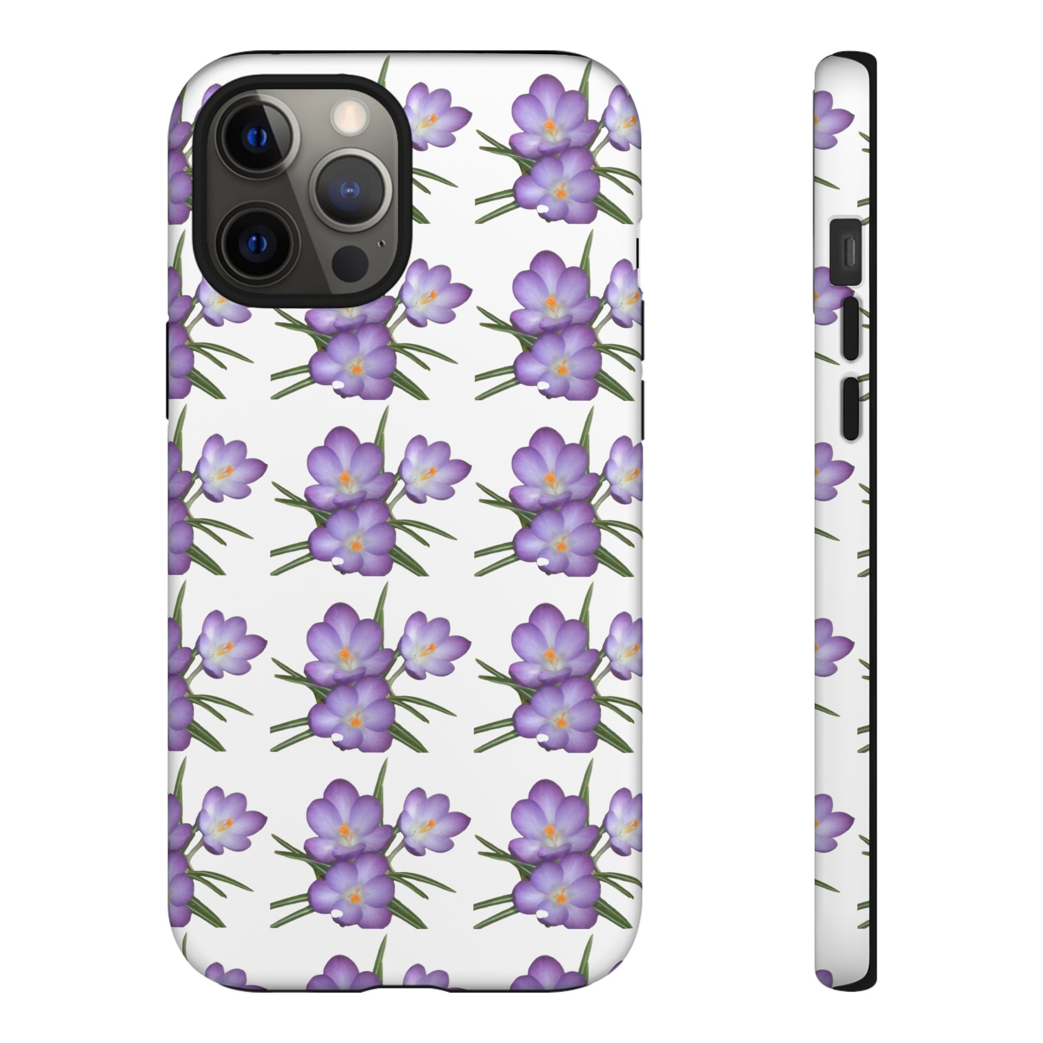 Tough Case — Purple Floral Phone Case