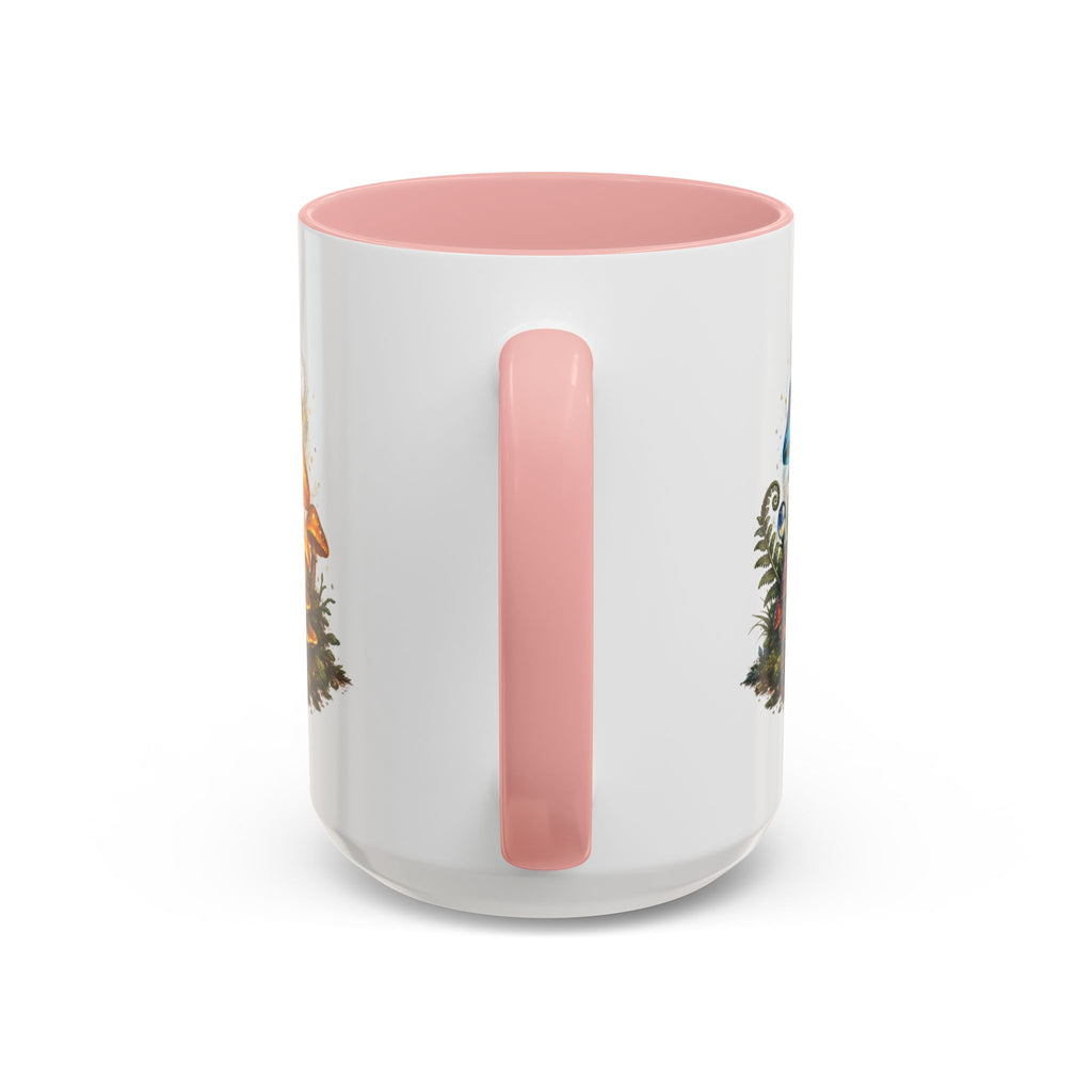 Colorful Fantasy Mushroom Coffee Mug — Accent Ceramic 11/15oz