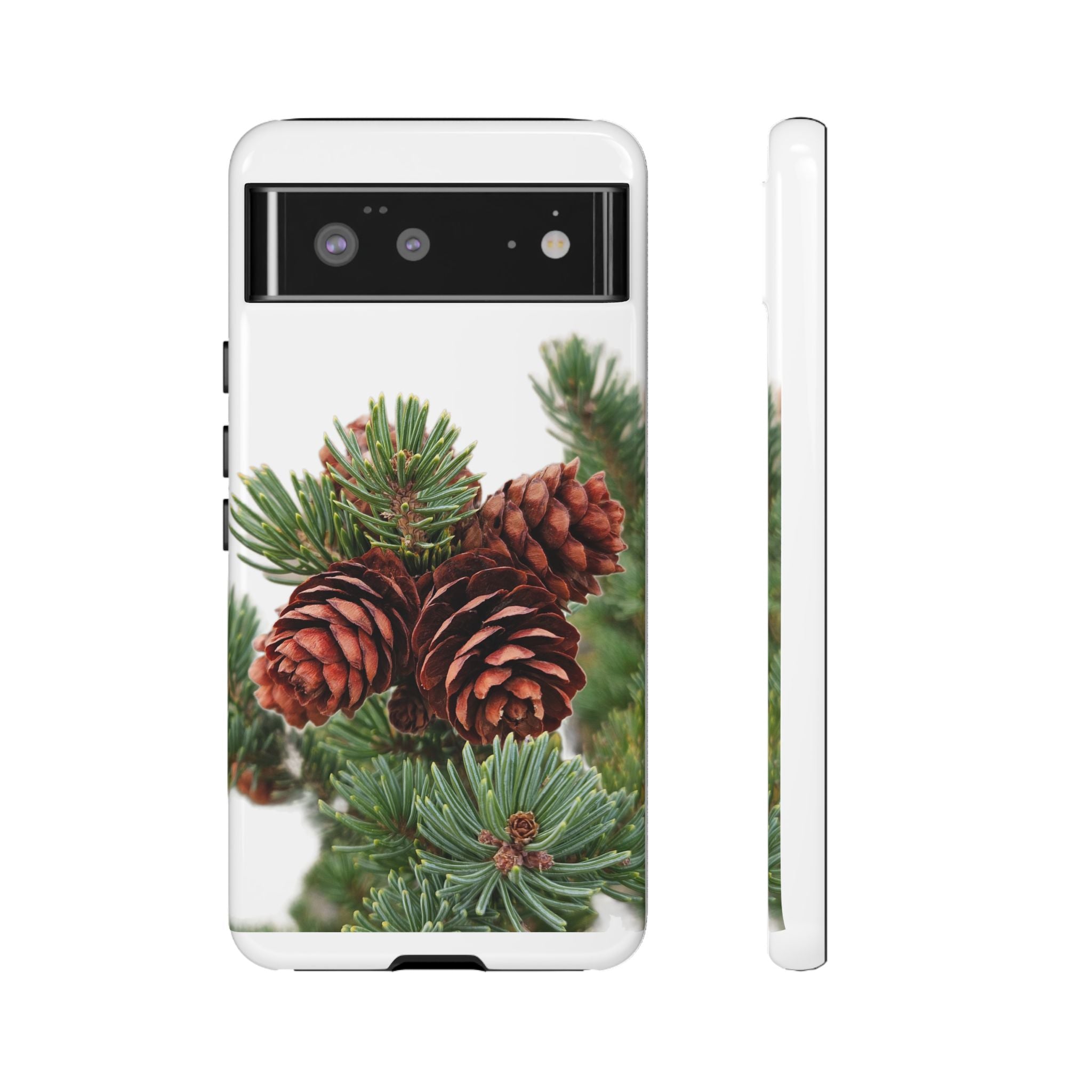 Pinecone Tough Phone Case — Protective Botanical Phone Cover