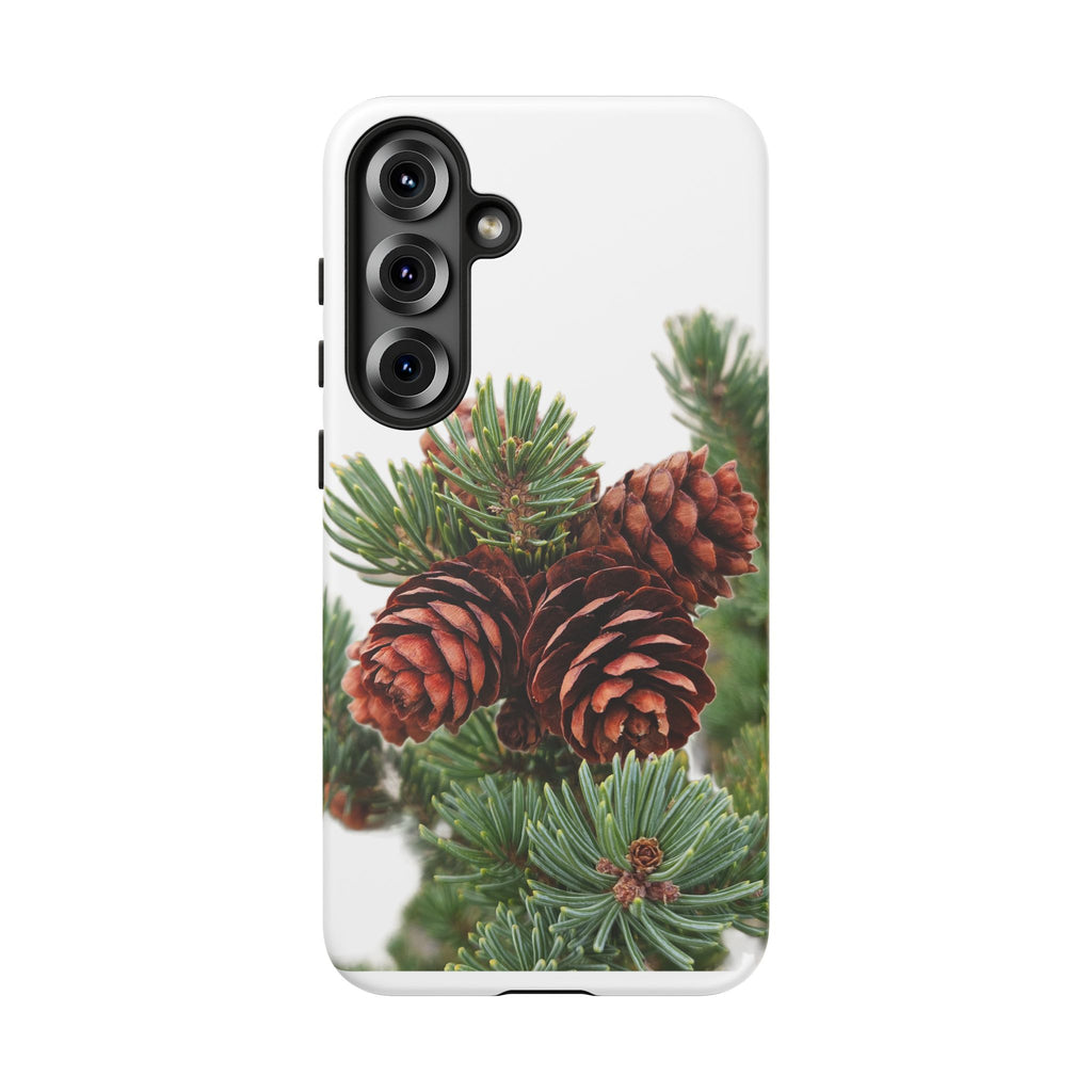 Pinecone Tough Phone Case — Protective Botanical Phone Cover