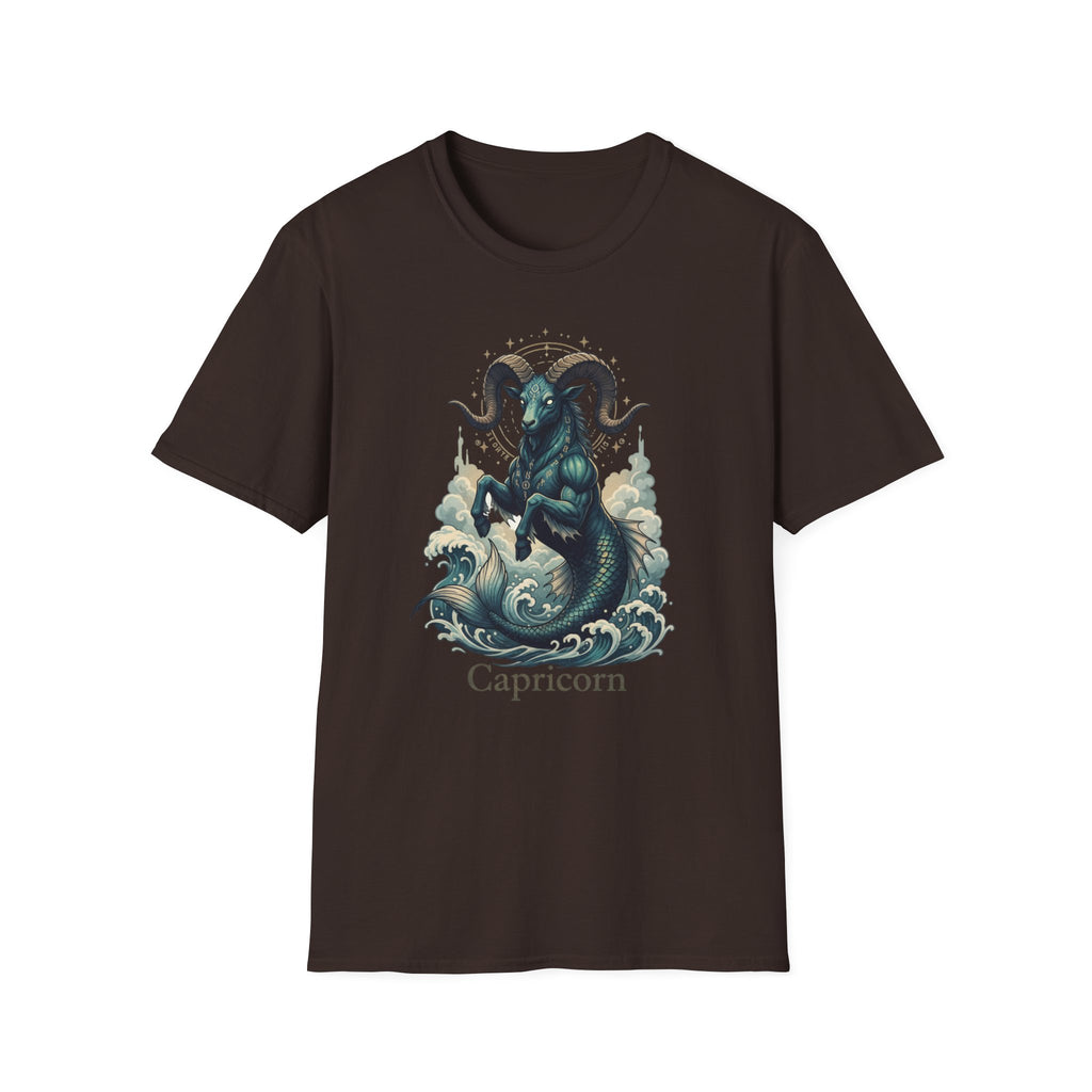 Capricorn Zodiac T-Shirt — Mythic Sea-Goat Astrology Tee