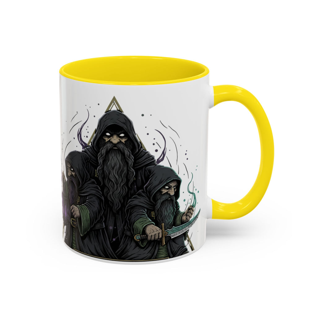 Grim Sorcerer Accent Coffee Mug – Witchy Wizard Magic 11/15oz