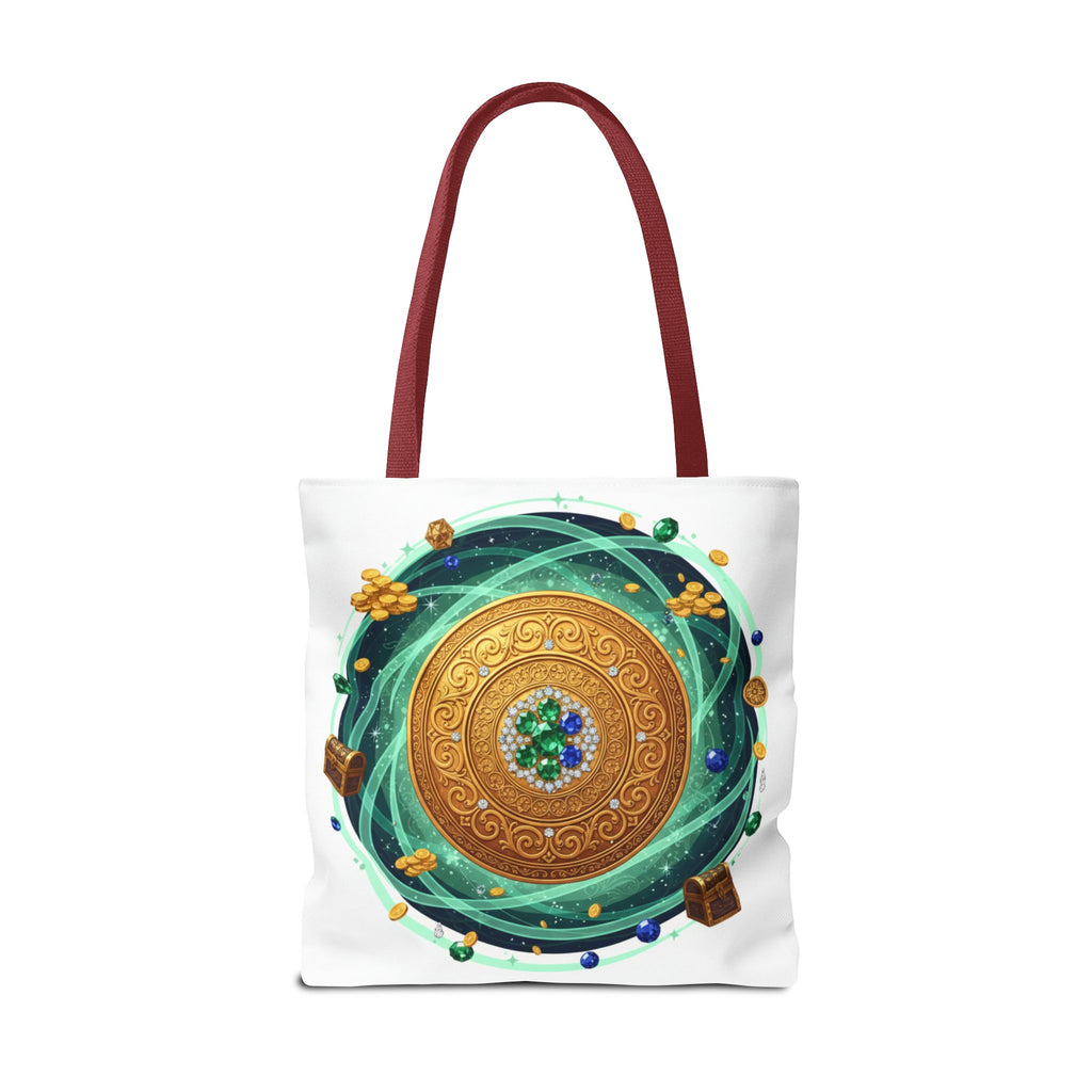 Tote Bag — Celtic Gold Shield Mandala Print Tote