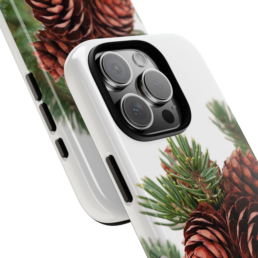 Pinecone Tough Phone Case — Protective Botanical Phone Cover