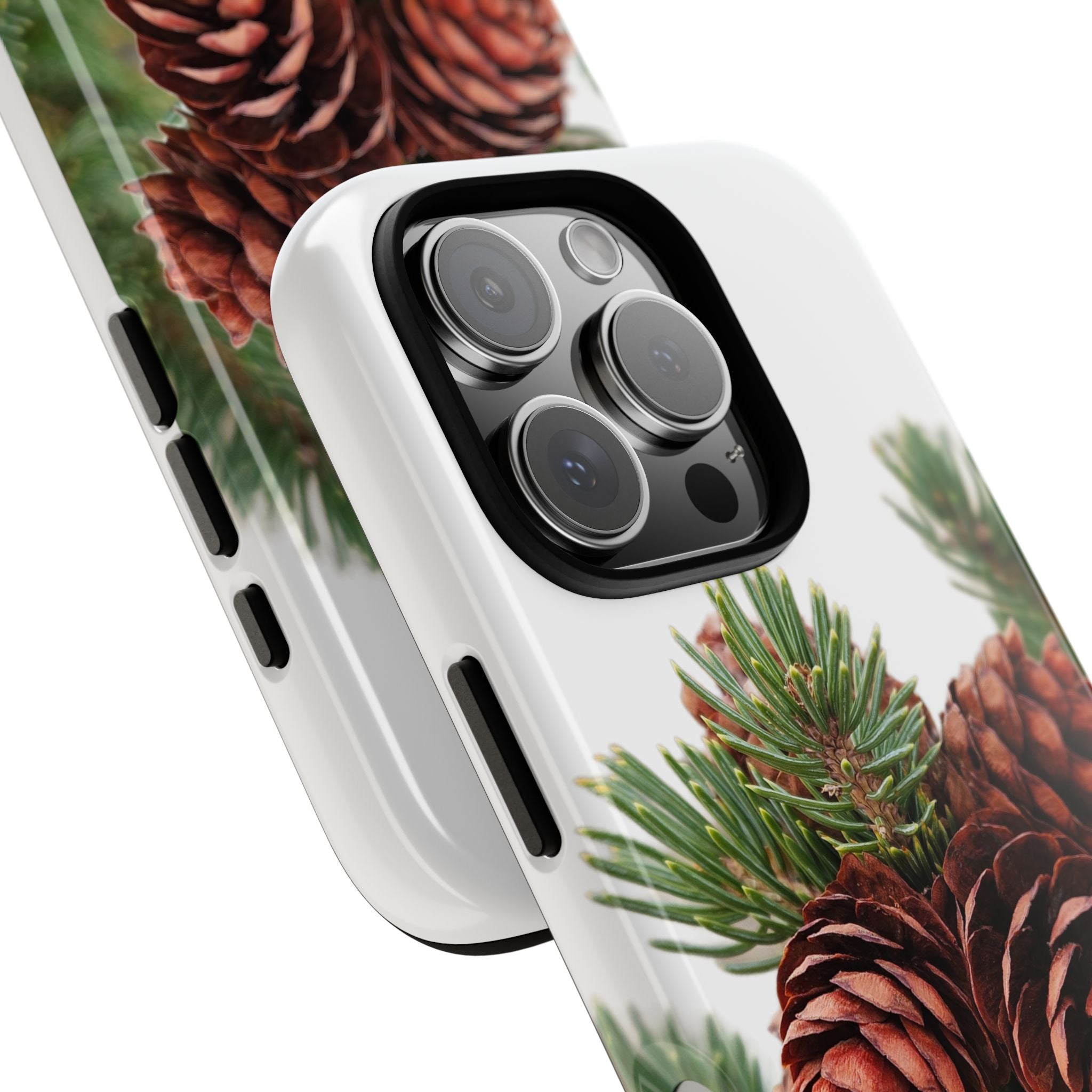 Pinecone Tough Phone Case — Protective Botanical Phone Cover