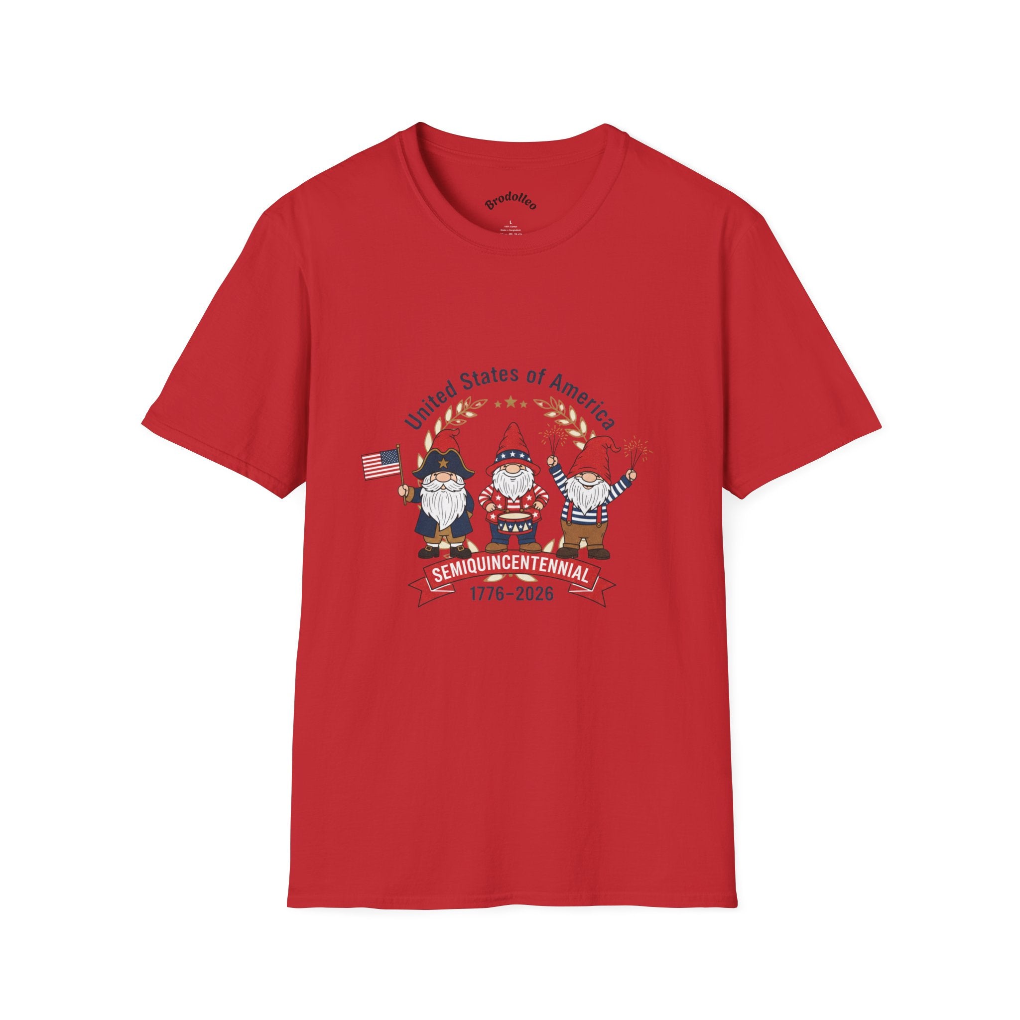 Semiquincentennial Gnome T-Shirt – 1776–2026 USA Independence Celebration