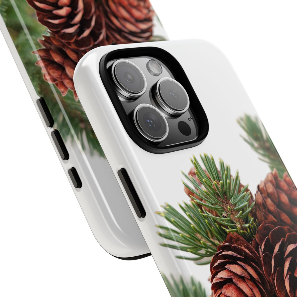 Pinecone Tough Phone Case — Protective Botanical Phone Cover