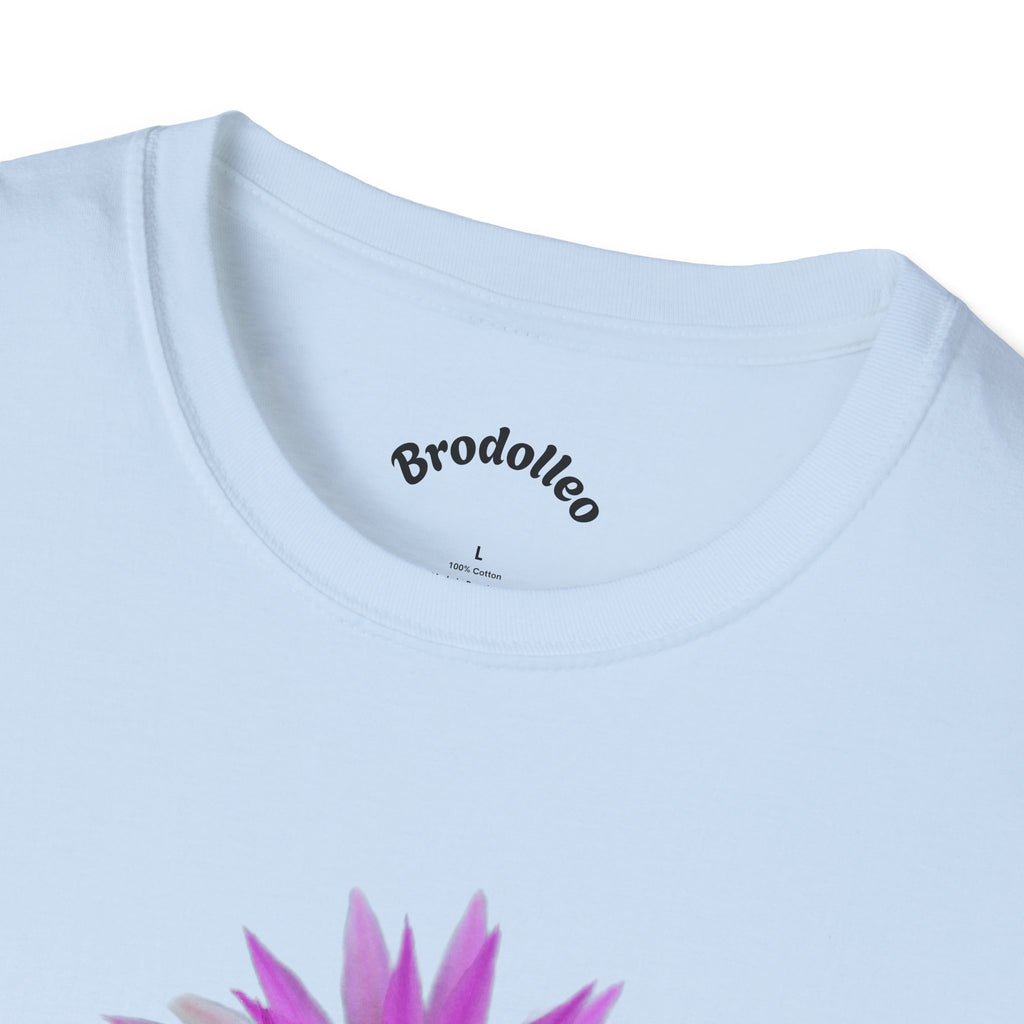 Purple Cactus Flower T-Shirt — Vibrant Desert Bloom Tee