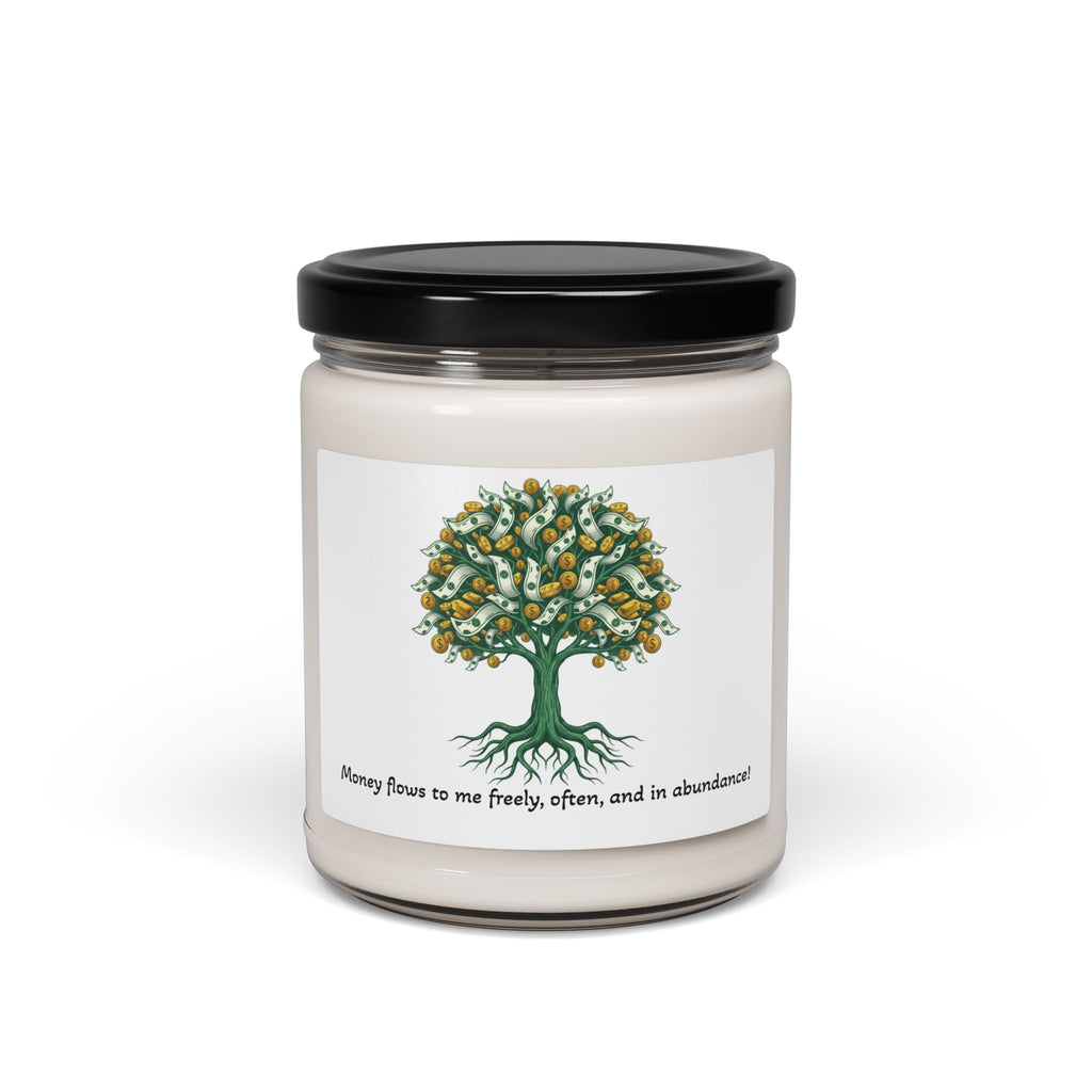 Soy Candle — Money Tree Design Scented Candle (9 oz)