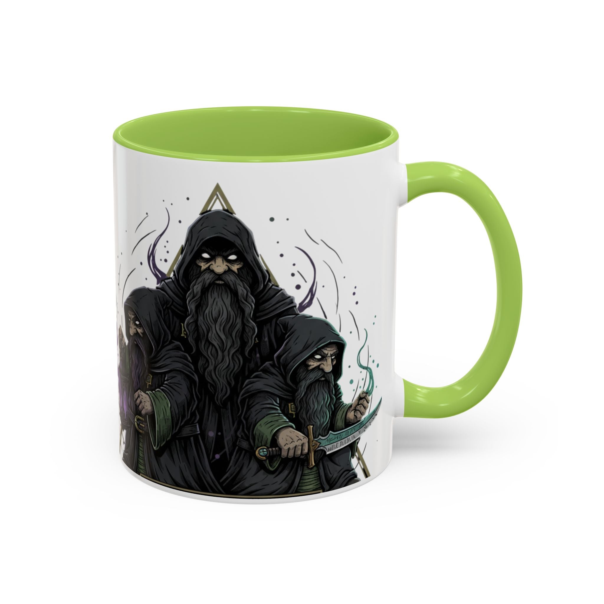 Grim Sorcerer Accent Coffee Mug – Witchy Wizard Magic 11/15oz