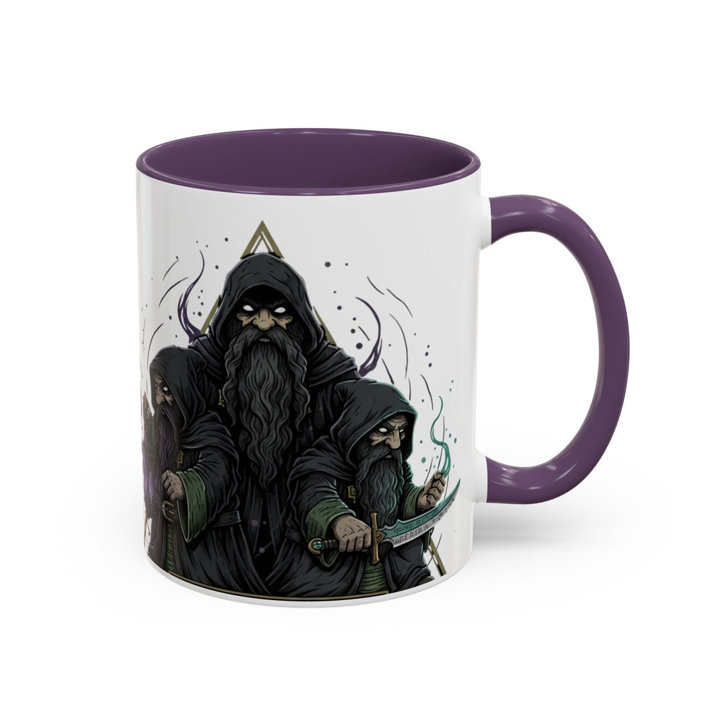 Grim Sorcerer Accent Coffee Mug – Witchy Wizard Magic 11/15oz