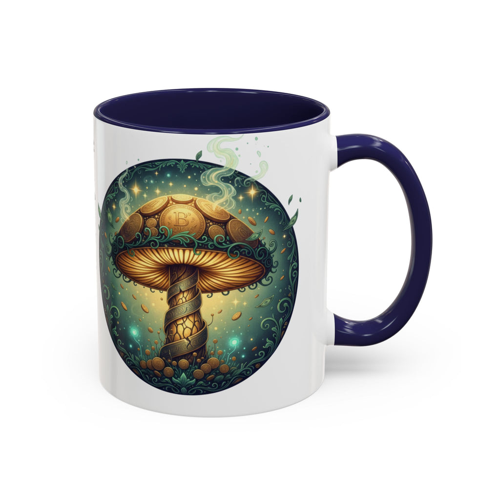 Mushroom Alchemy Coffee Mug — "Money flows to me freely, given, and in abundance" (11/15oz)