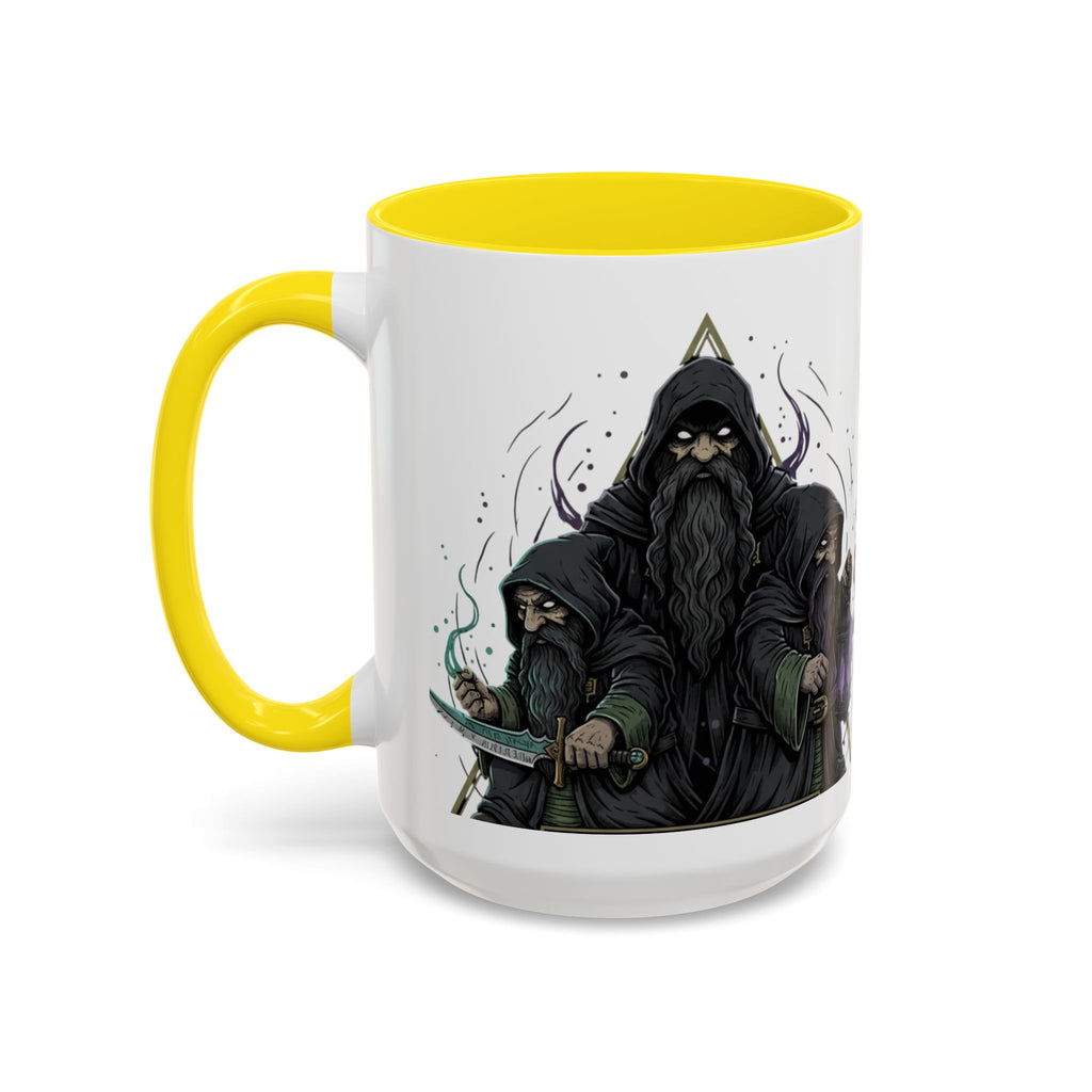 Grim Sorcerer Accent Coffee Mug – Witchy Wizard Magic 11/15oz