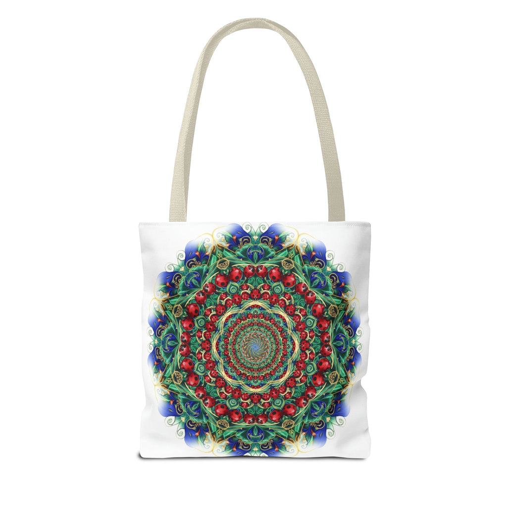 Bohemian Kaleidoscope Tote Bag — Colorful Mandala AOP Beach & Market Tote
