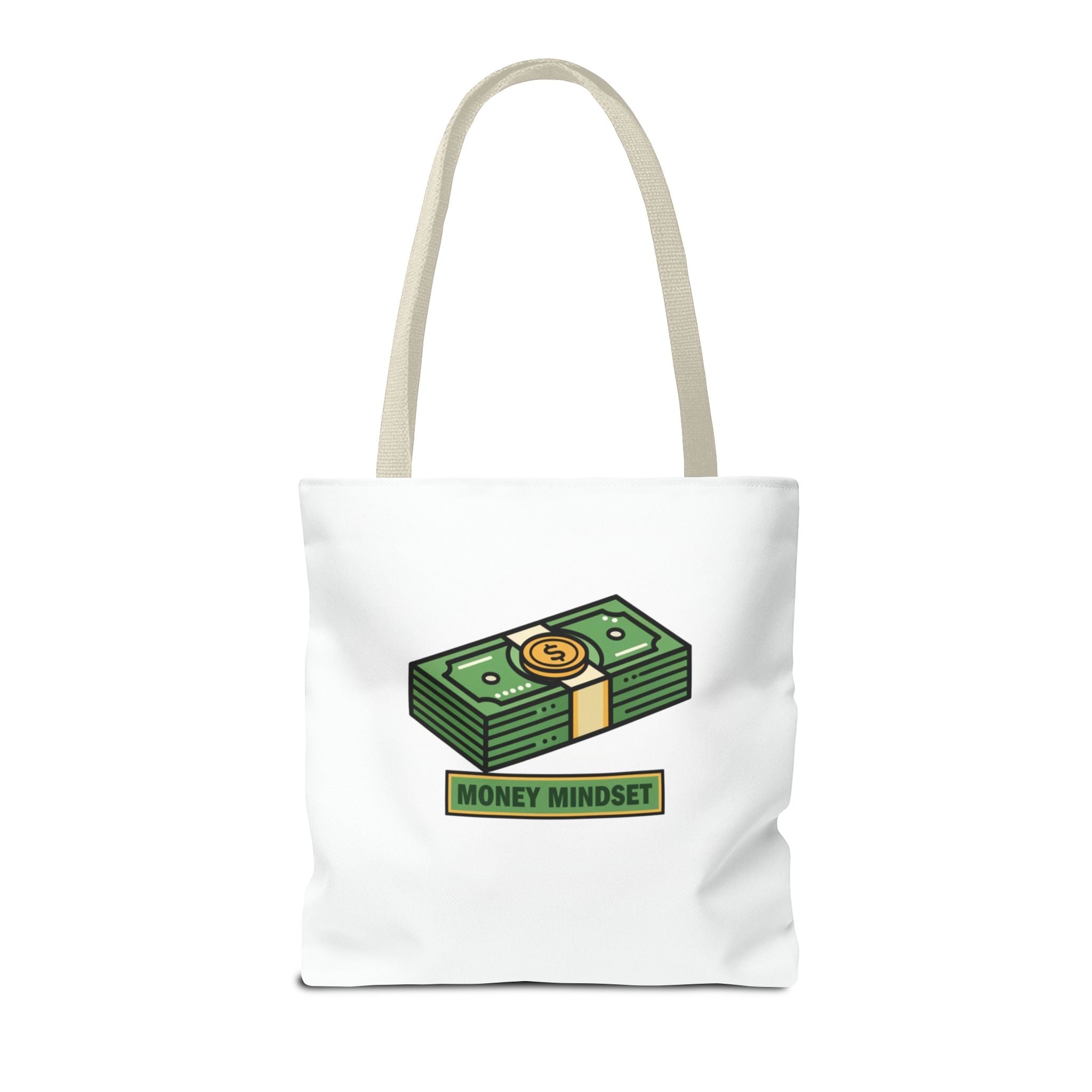 Money Mindset Tote Bag — Cash Stack Graphic Eco Shopper