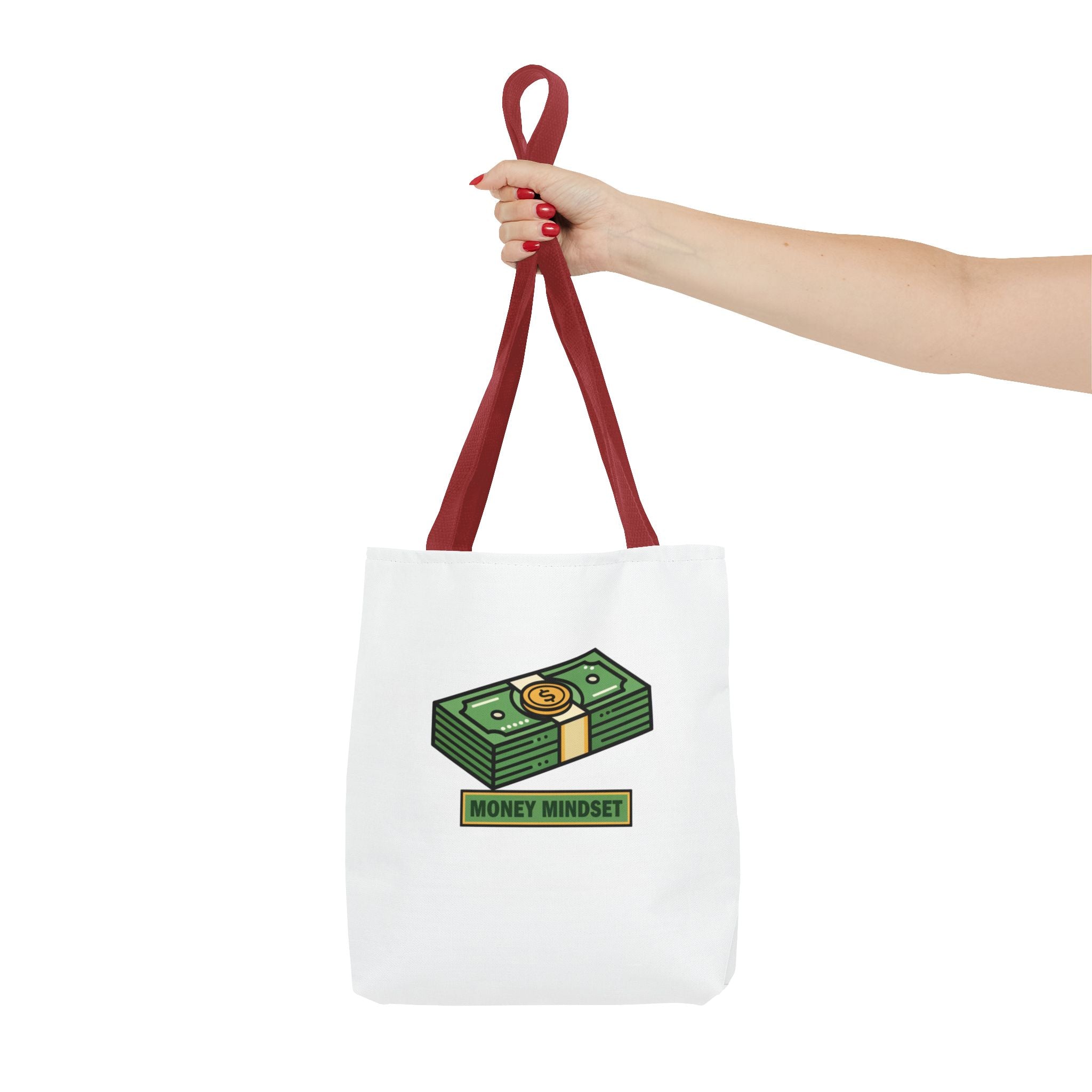 Money Mindset Tote Bag — Cash Stack Graphic Eco Shopper