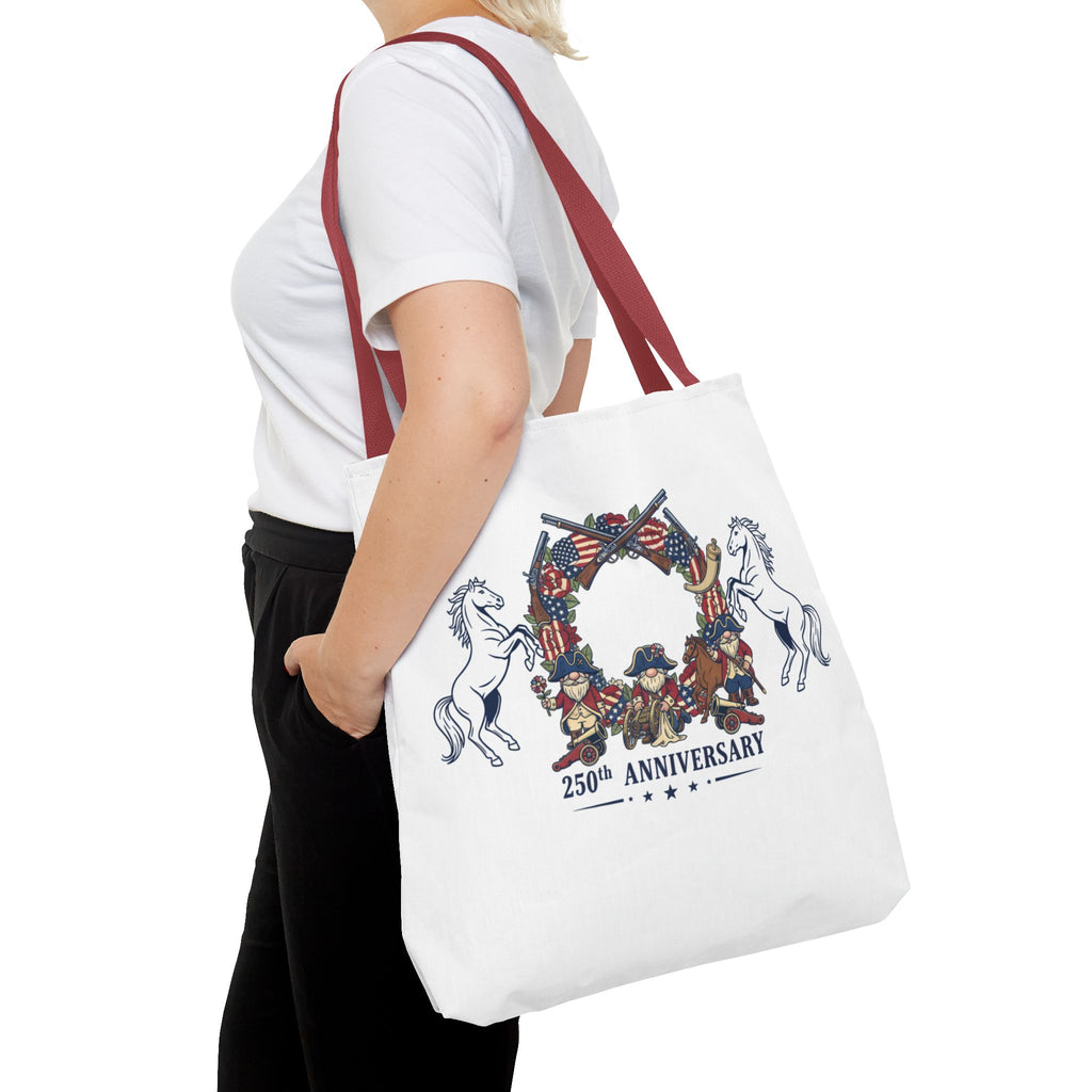 Anniversary Cowboy Tote Bag — 25th Anniversary Western Canvas Tote