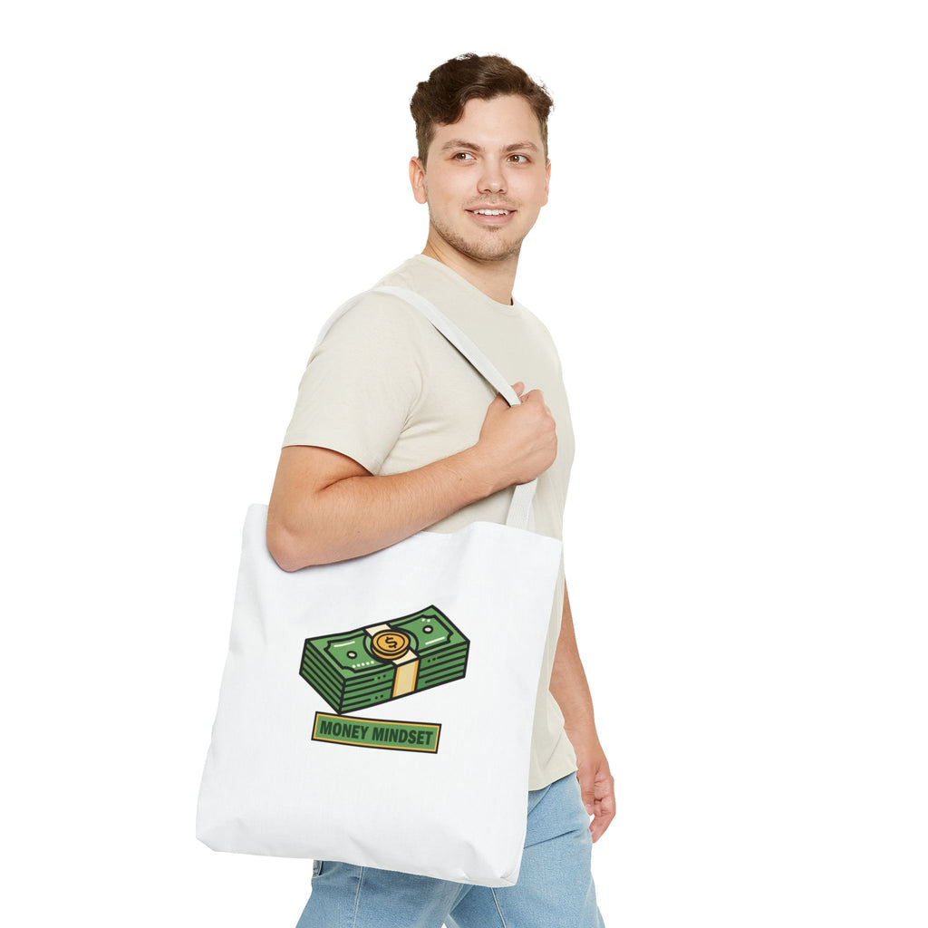 Money Mindset Tote Bag — Cash Stack Graphic Eco Shopper