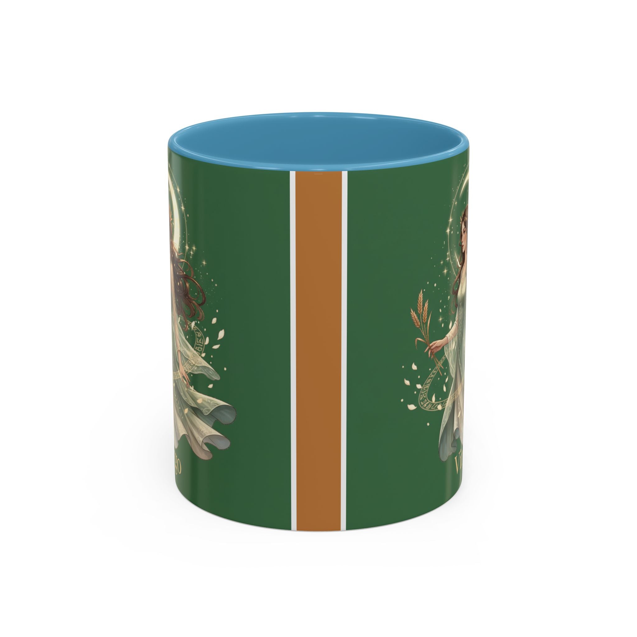 Virgo Zodiac Accent Coffee Mug — Astrological Virgo Gift (11/15oz)