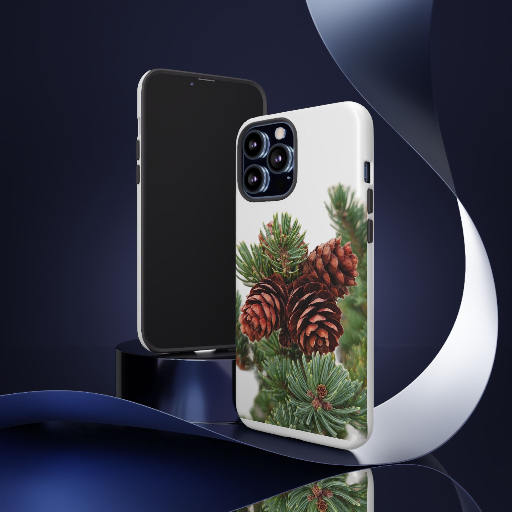 Pinecone Tough Phone Case — Protective Botanical Phone Cover