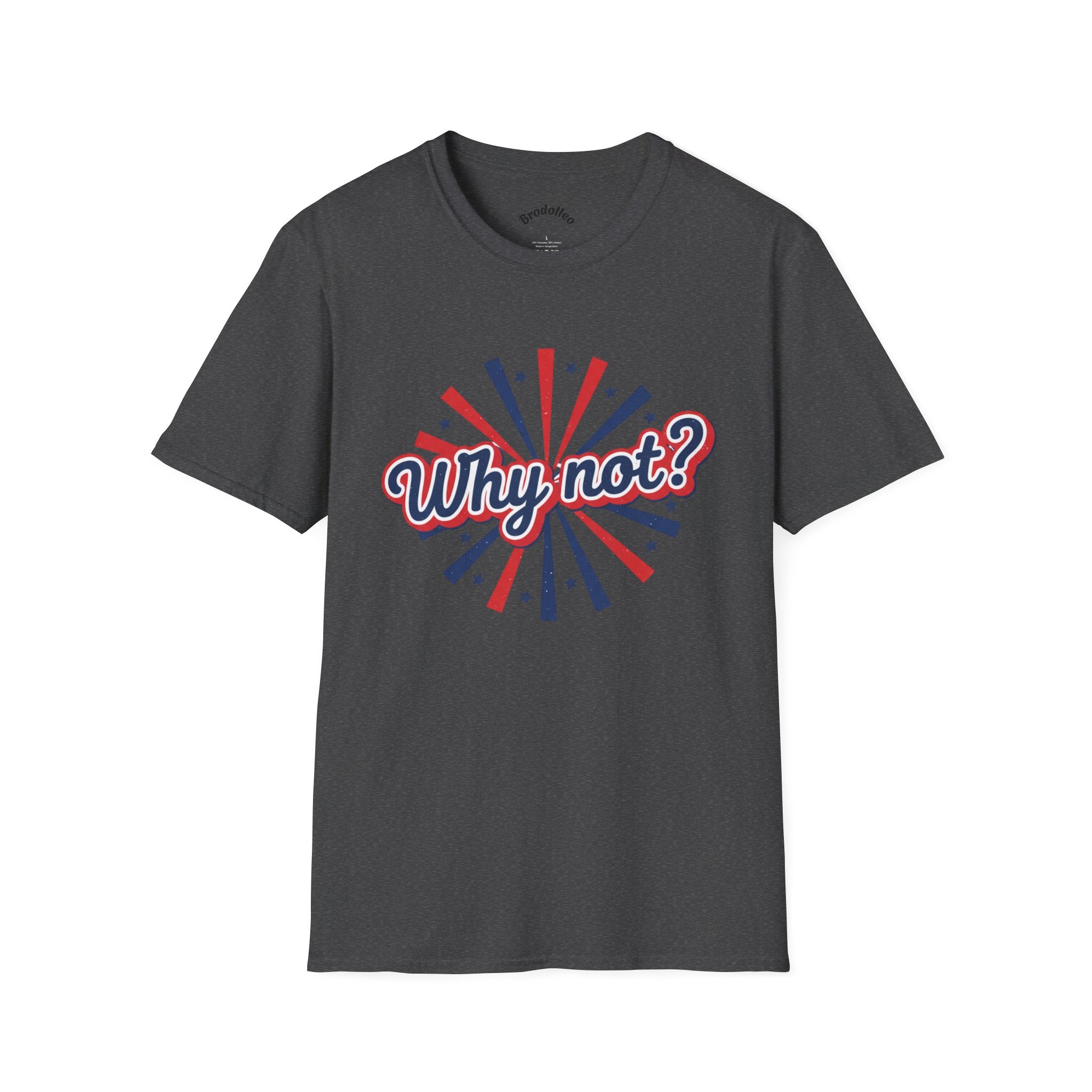 Why Not? Retro Firework Graphic T-Shirt