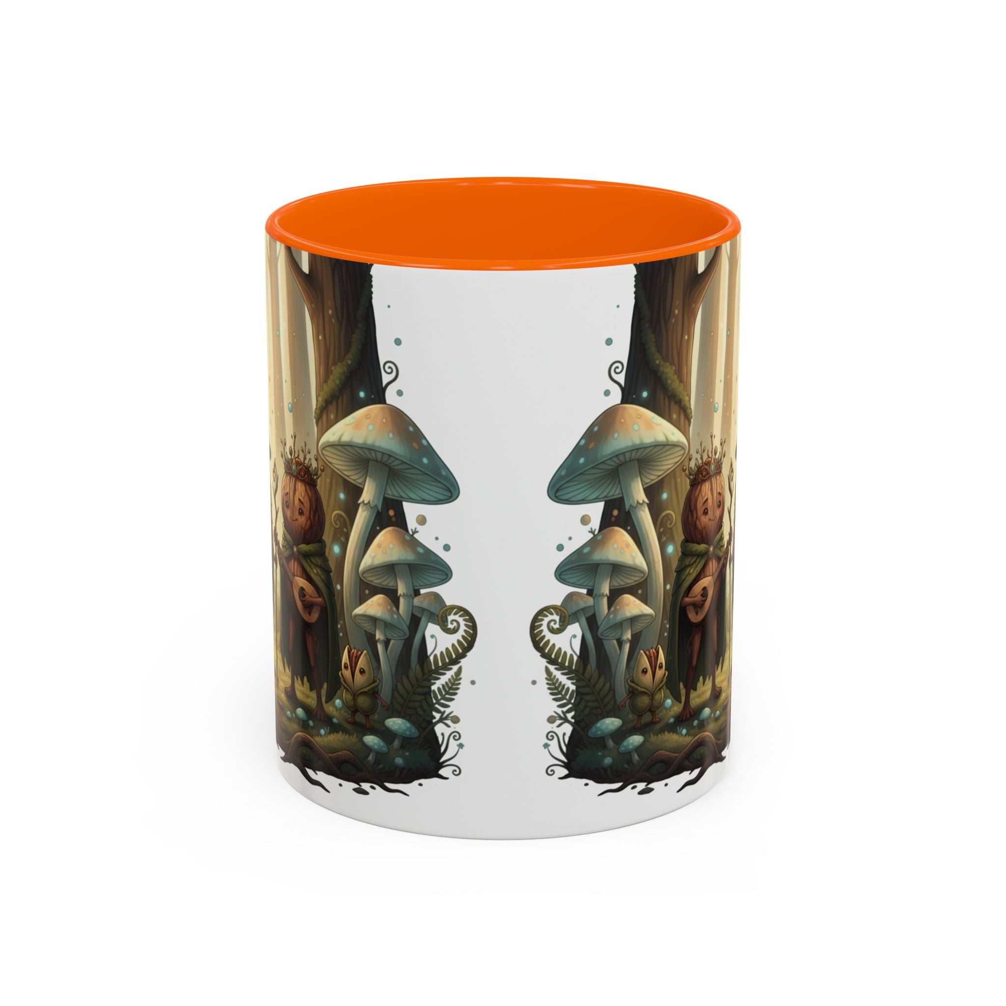 Whimsical Forest Mushroom Mug — Cute Woodland Gnome Coffee Cup