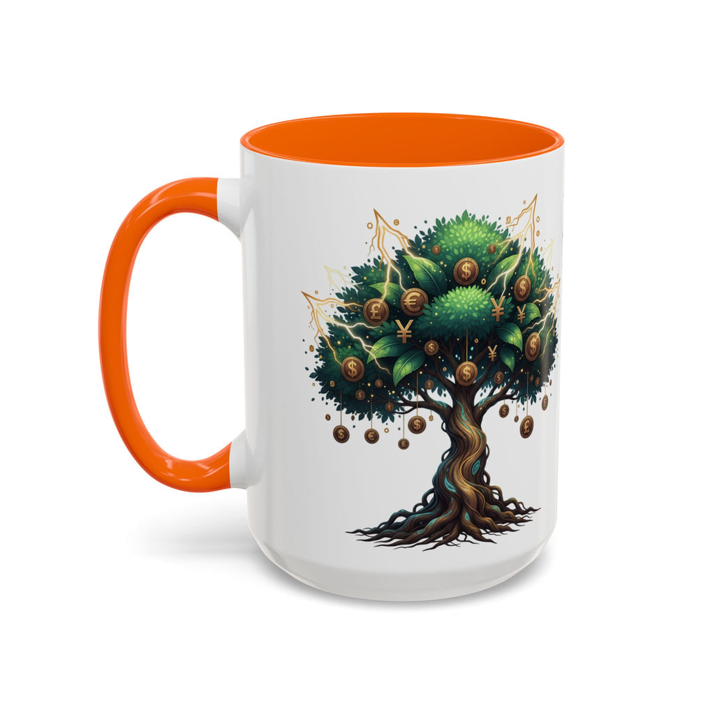 Accent Mug — Money Flows to Me Tree of Abundance Coffee Cup (11/15oz)