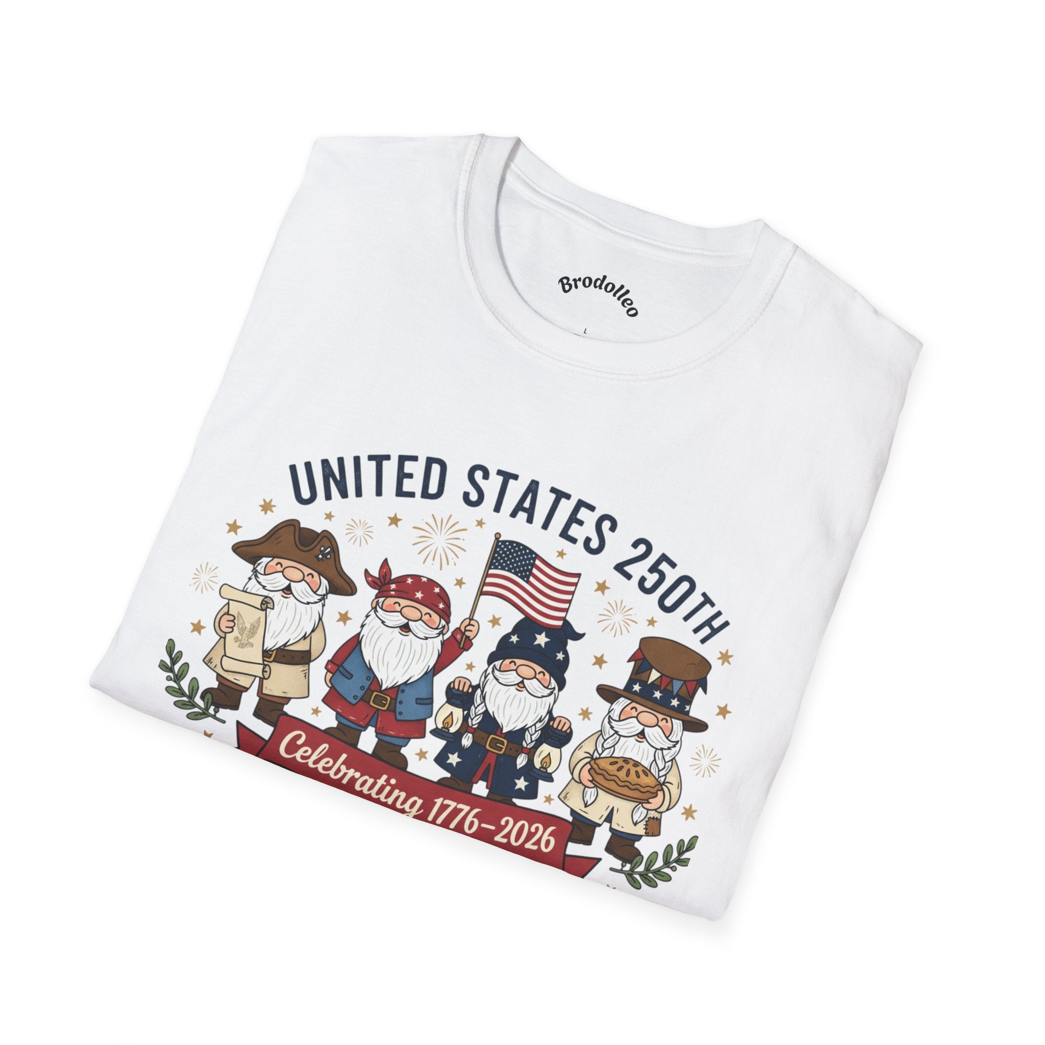 United States 250th Anniversary Patriotic Gnome T-Shirt – Celebrating 1776–2026