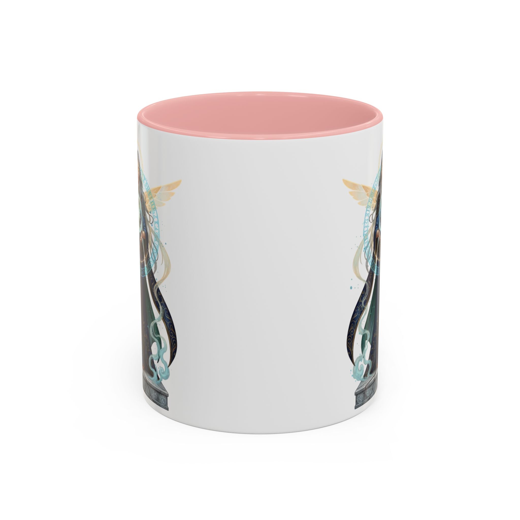 Mystic Oracle Coffee Mug — Woman with Crystal Ball Accent Mug
