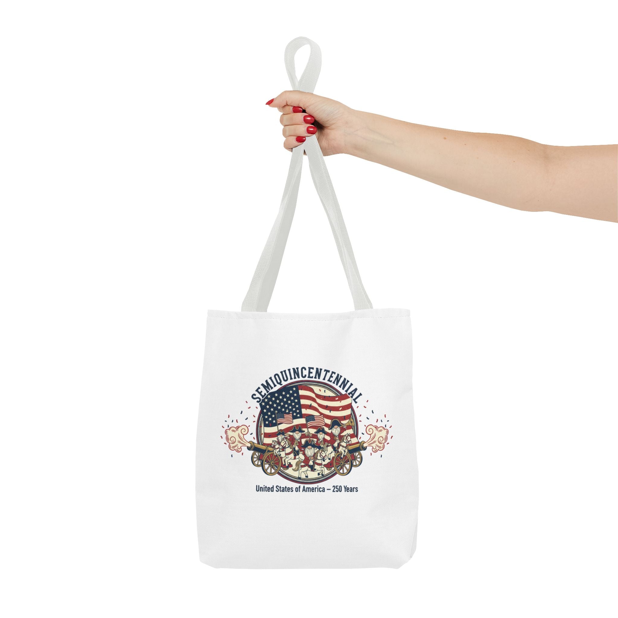 Semiquincentennial Tote Bag — USA 250 Years Flag & Celebration Design