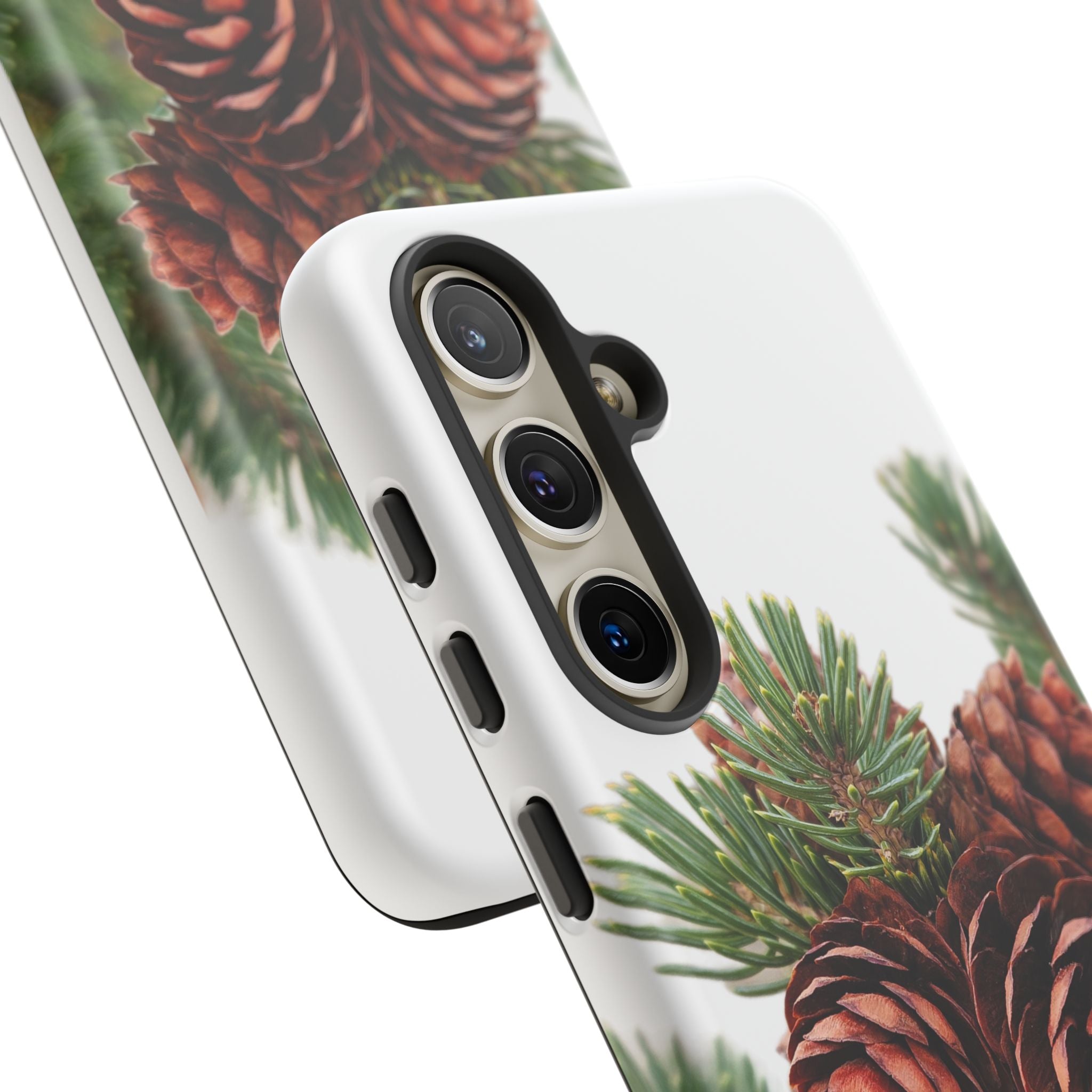 Pinecone Tough Phone Case — Protective Botanical Phone Cover