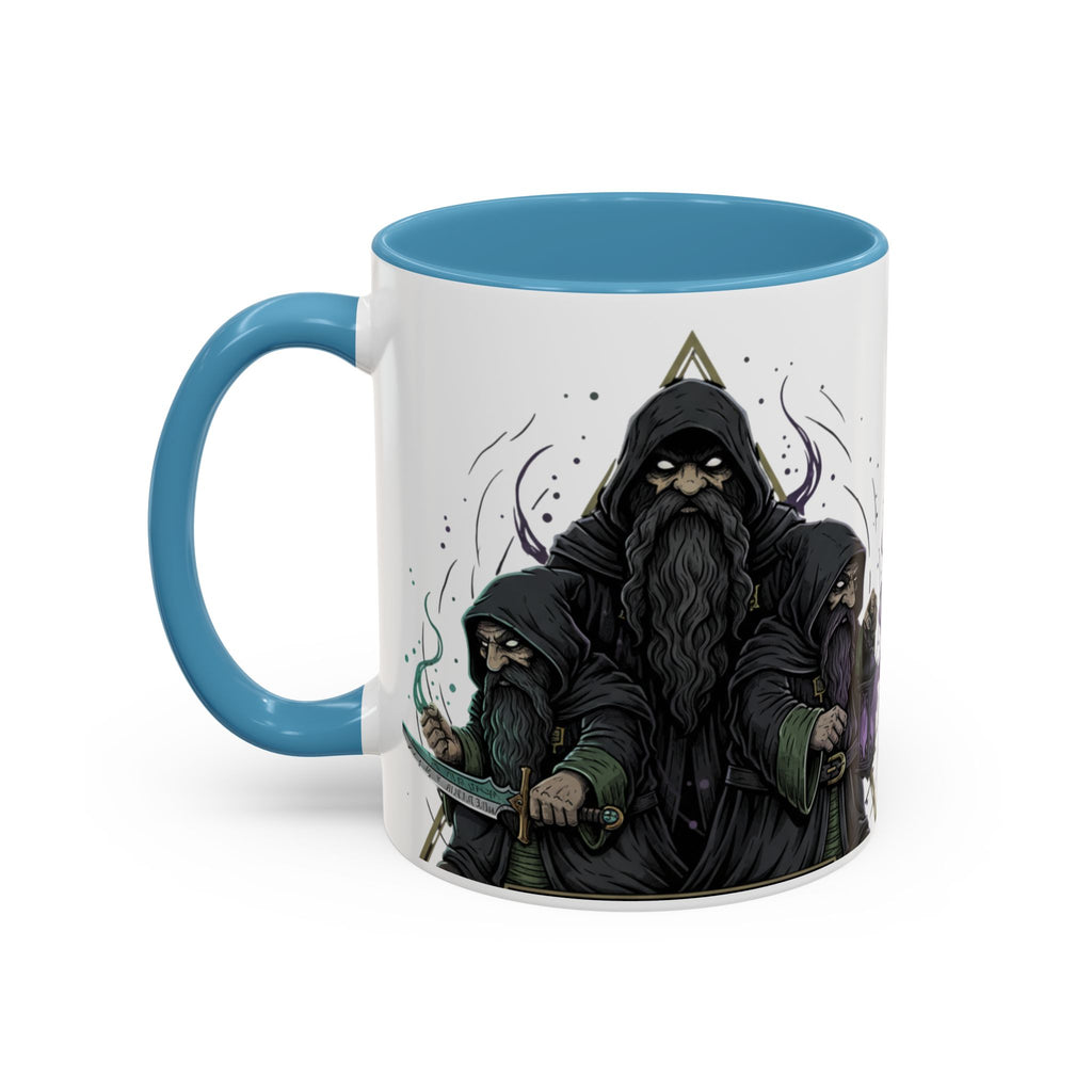 Grim Sorcerer Accent Coffee Mug – Witchy Wizard Magic 11/15oz