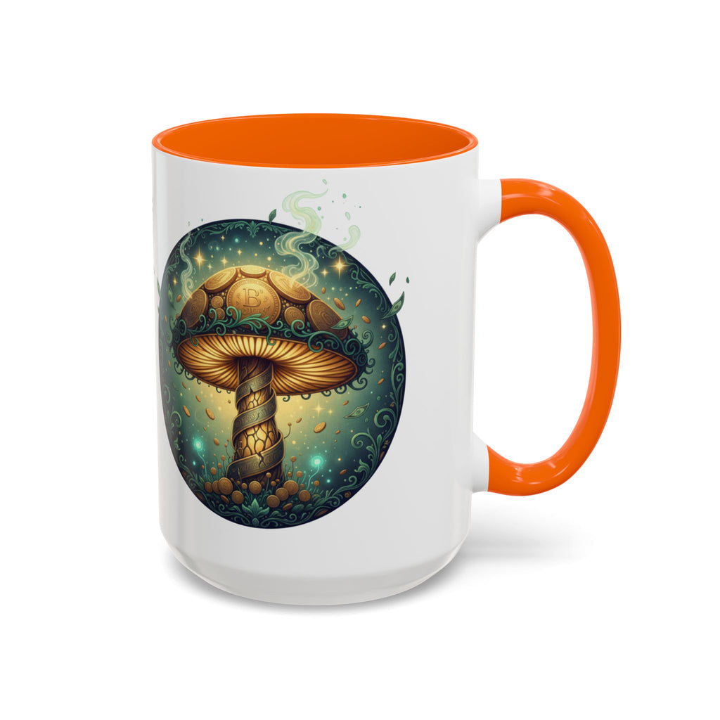 Mushroom Alchemy Coffee Mug — "Money flows to me freely, given, and in abundance" (11/15oz)