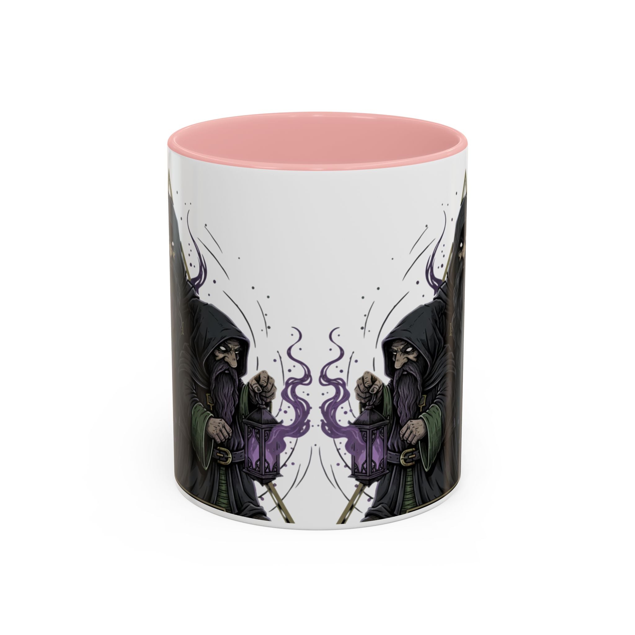 Grim Sorcerer Accent Coffee Mug – Witchy Wizard Magic 11/15oz