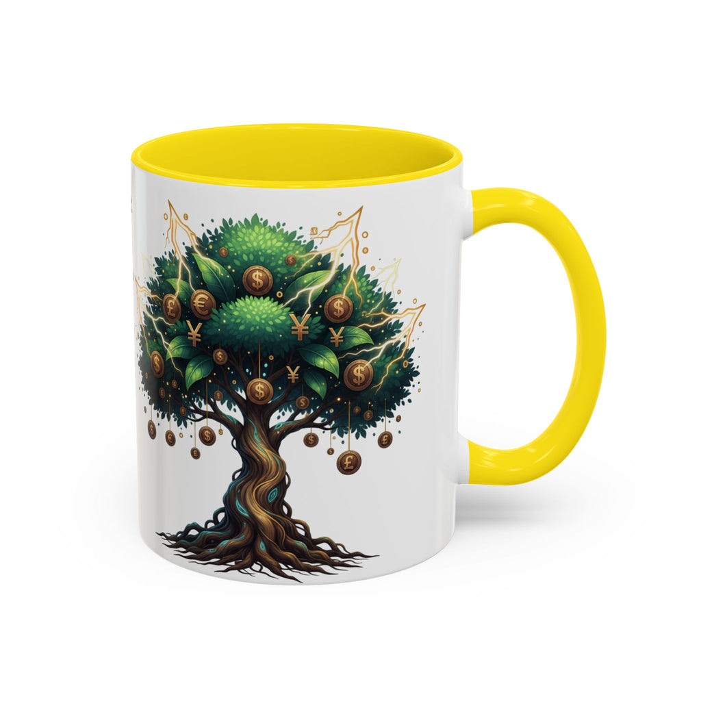 Accent Mug — Money Flows to Me Tree of Abundance Coffee Cup (11/15oz)
