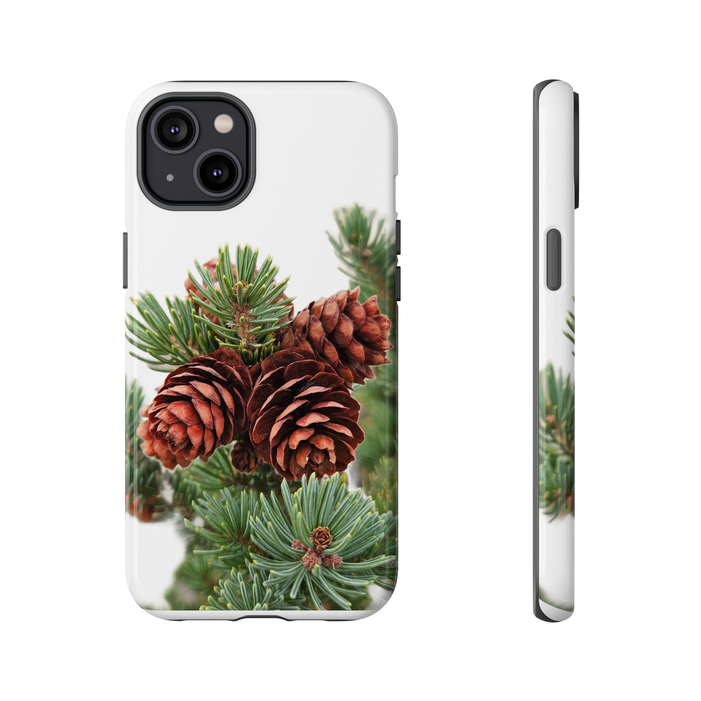 Pinecone Tough Phone Case — Protective Botanical Phone Cover