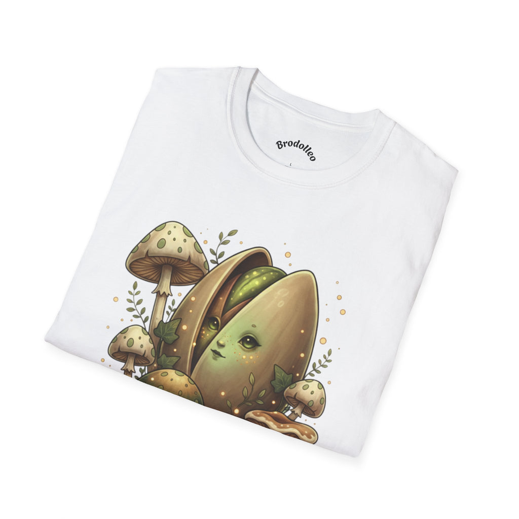 Mushroom Hatchling Tee — Cute Fantasy Fungi Graphic T-Shirt