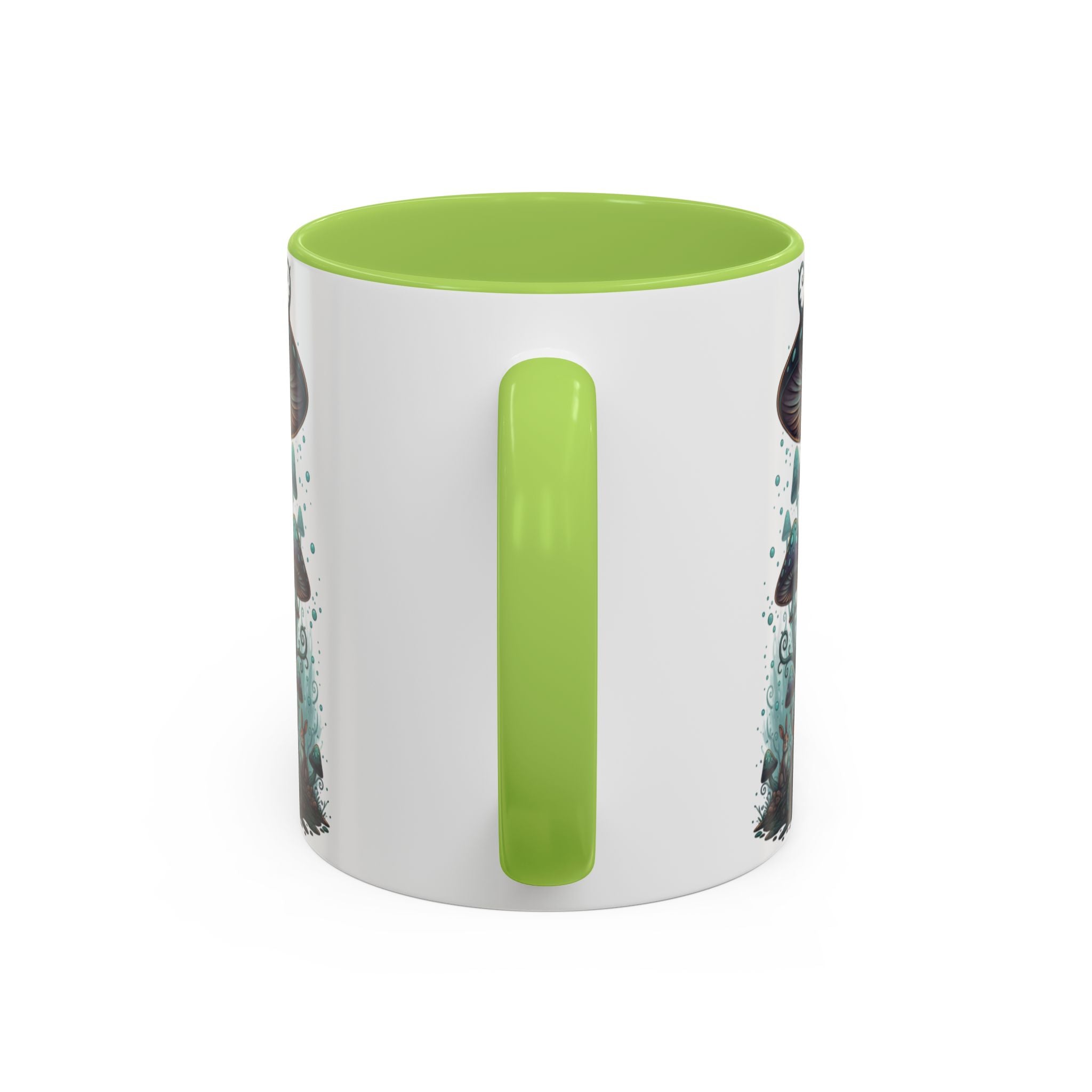 Enchanted Mushroom Cottage Coffee Mug — Fantasy Forest Accent Mug
