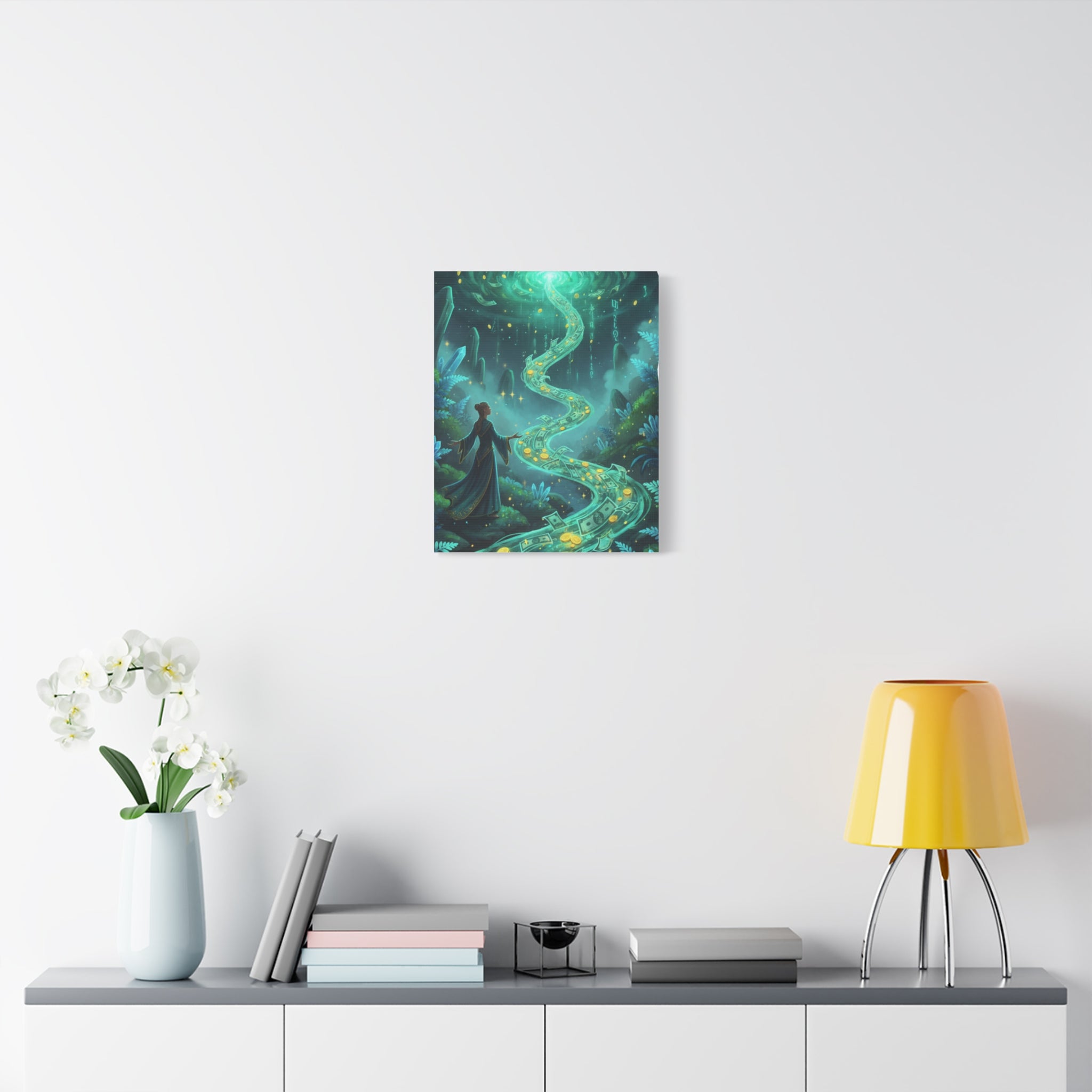 Enchanted River Fantasy Canvas Wall Art