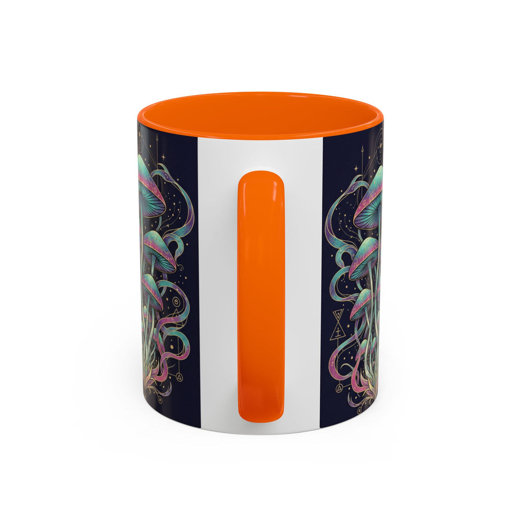 Mystical Mushroom Coffee Mug — Psychedelic Nature Art Accent Mug