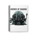 Gnomes of Shadow Spiral Notebook — Gothic Fantasy Ruled Journal for Writers & RPG Players
