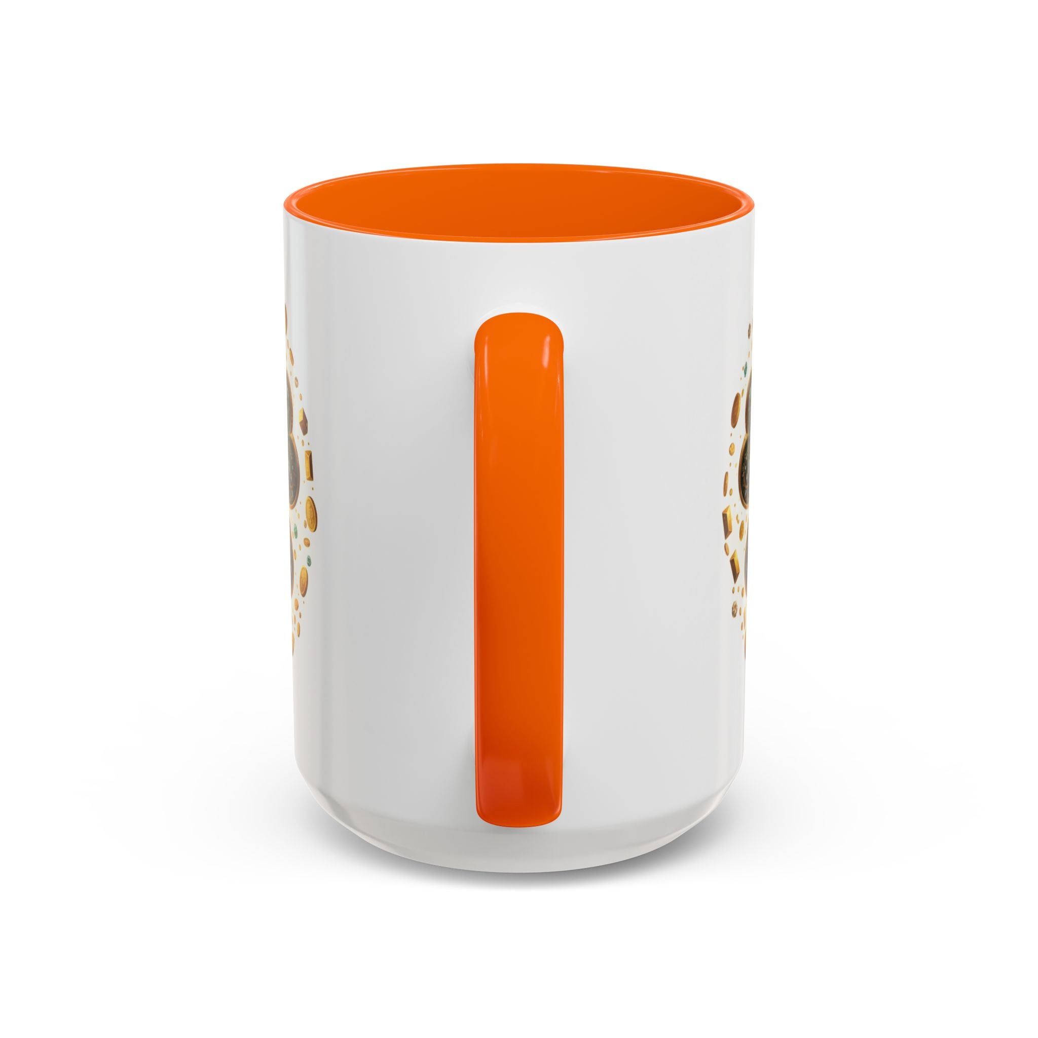 St. Patrick's Shamrock Coffee Mug — "Money Flows to Me" Lucky Charm Accent Mug