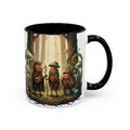Whimsical Forest Mushroom Mug — Cute Woodland Gnome Coffee Cup