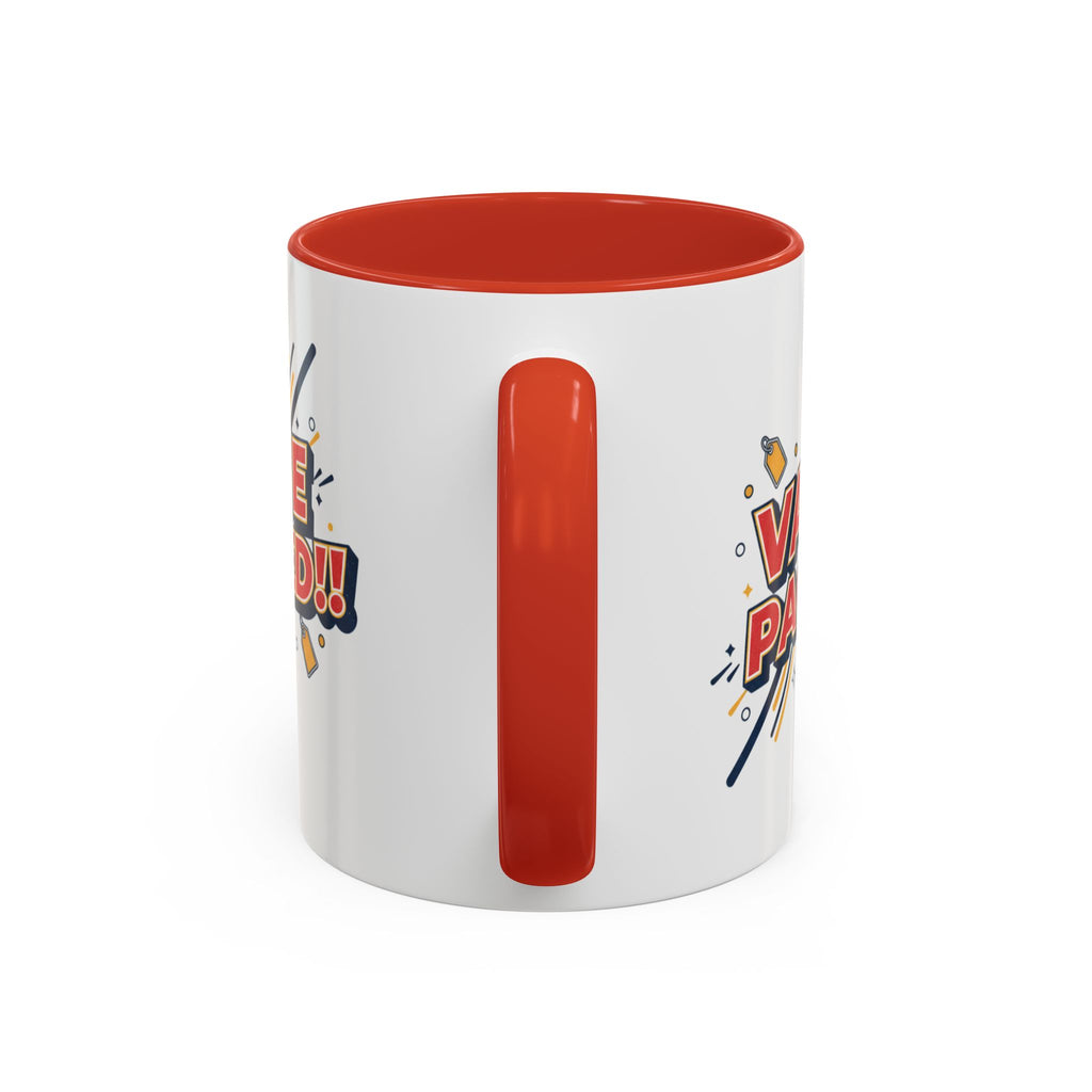 Value Packed!! Accent Coffee Mug — Bold Retro Comic Graphic (11/15 oz)