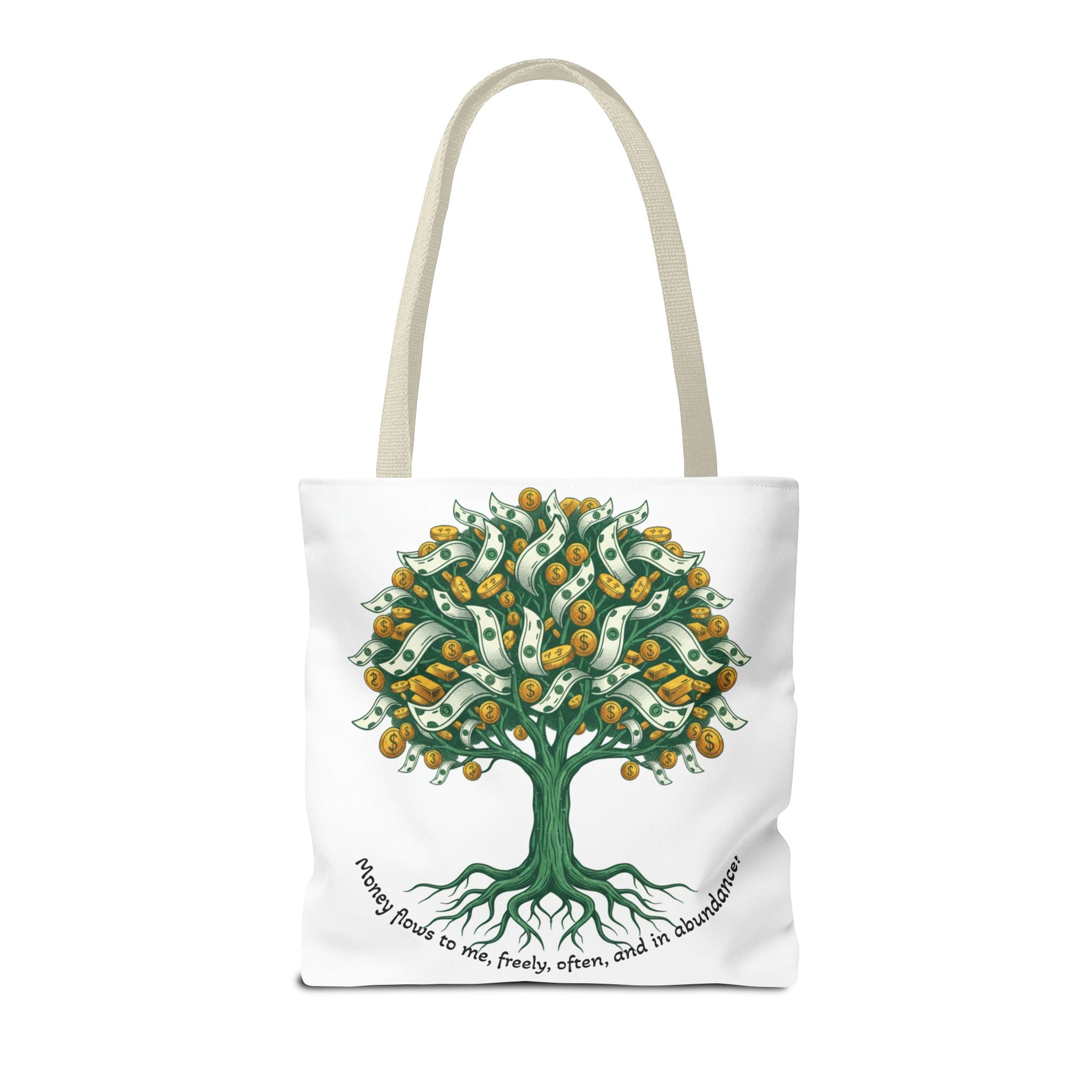 Money Tree Tote Bag — Illustrated Cash Tree Eco Shopper