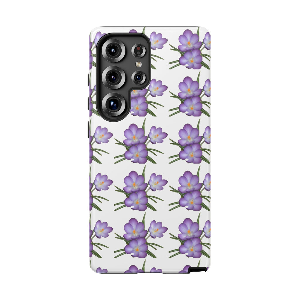 Tough Case — Purple Floral Phone Case