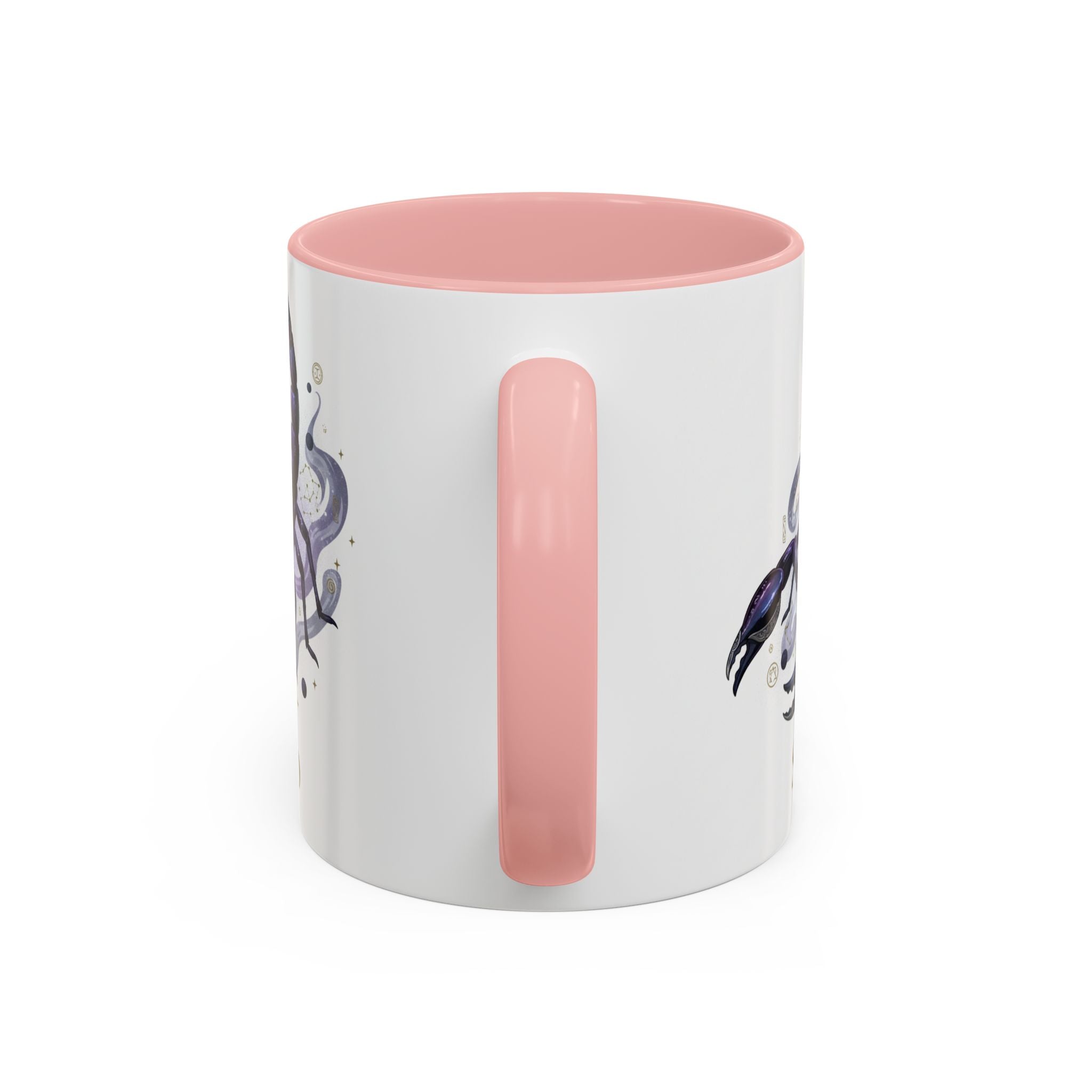 Scorpio Zodiac Coffee Mug — Purple Scorpion Accent Mug (11/15oz)