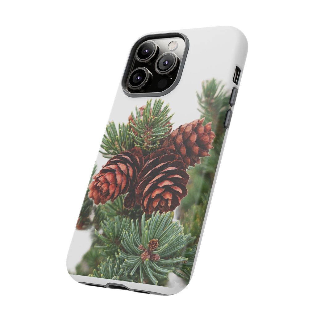 Pinecone Tough Phone Case — Protective Botanical Phone Cover