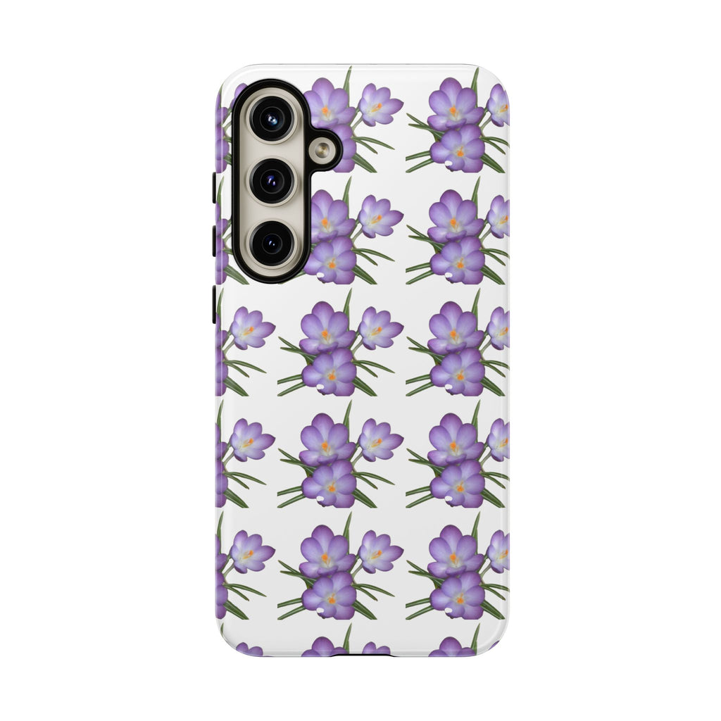 Tough Case — Purple Floral Phone Case